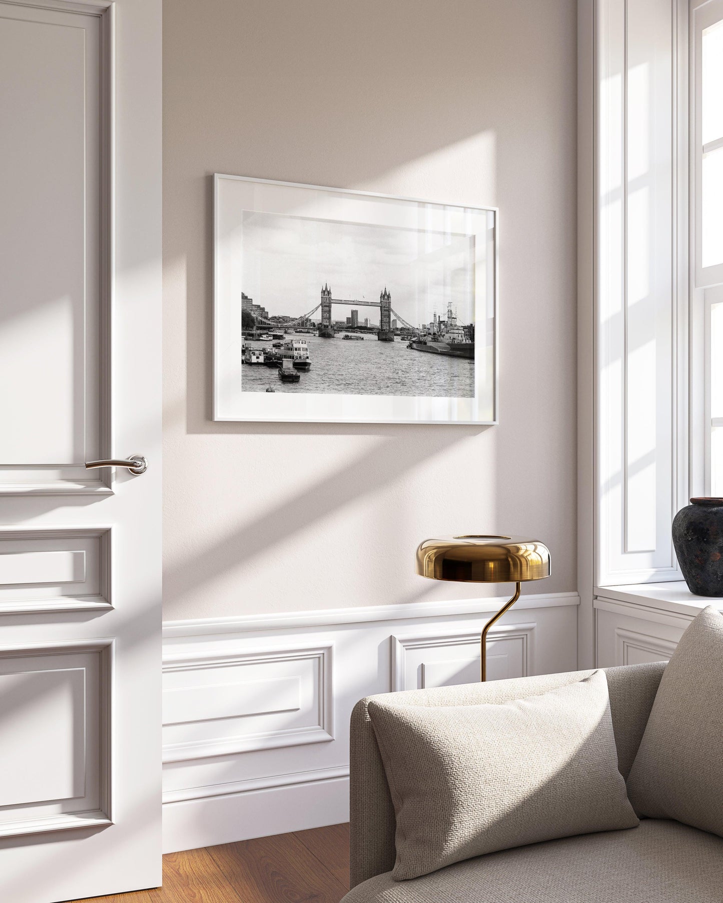 Black and White Tower Bridge Photography Print | London Photography Print - Departures Print Shop