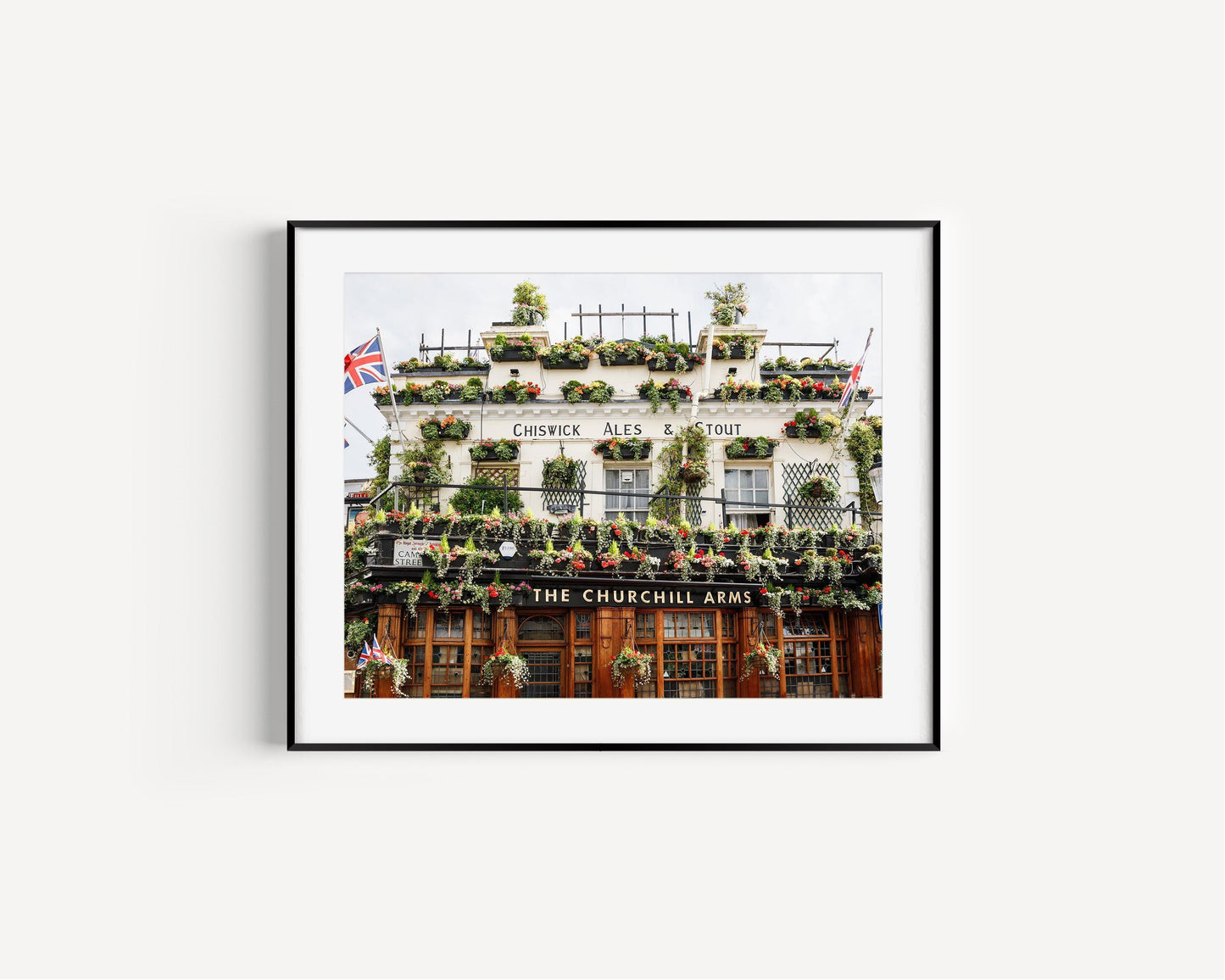London pub photography featuring the Churchill Arms in Notting Hill.