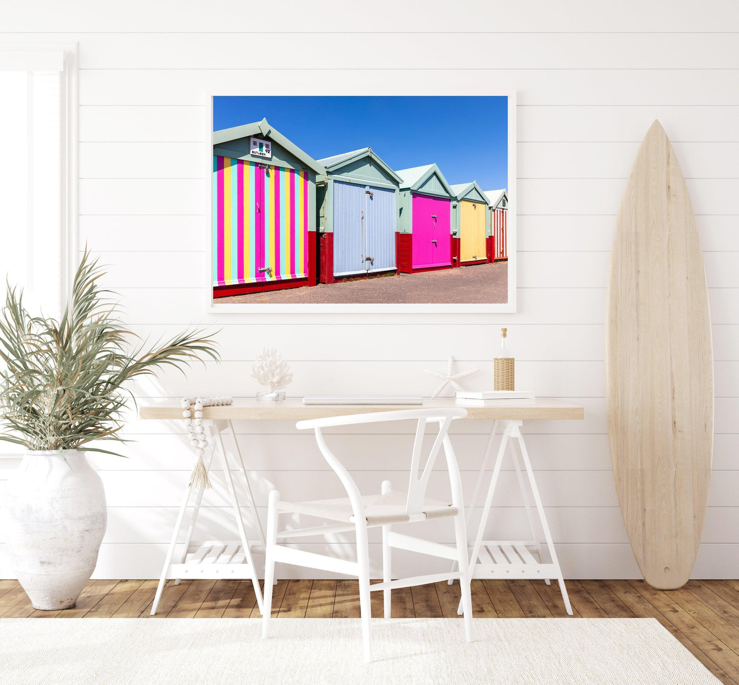 Colorful Beach Huts III | Beach Photography Print - Departures Print Shop