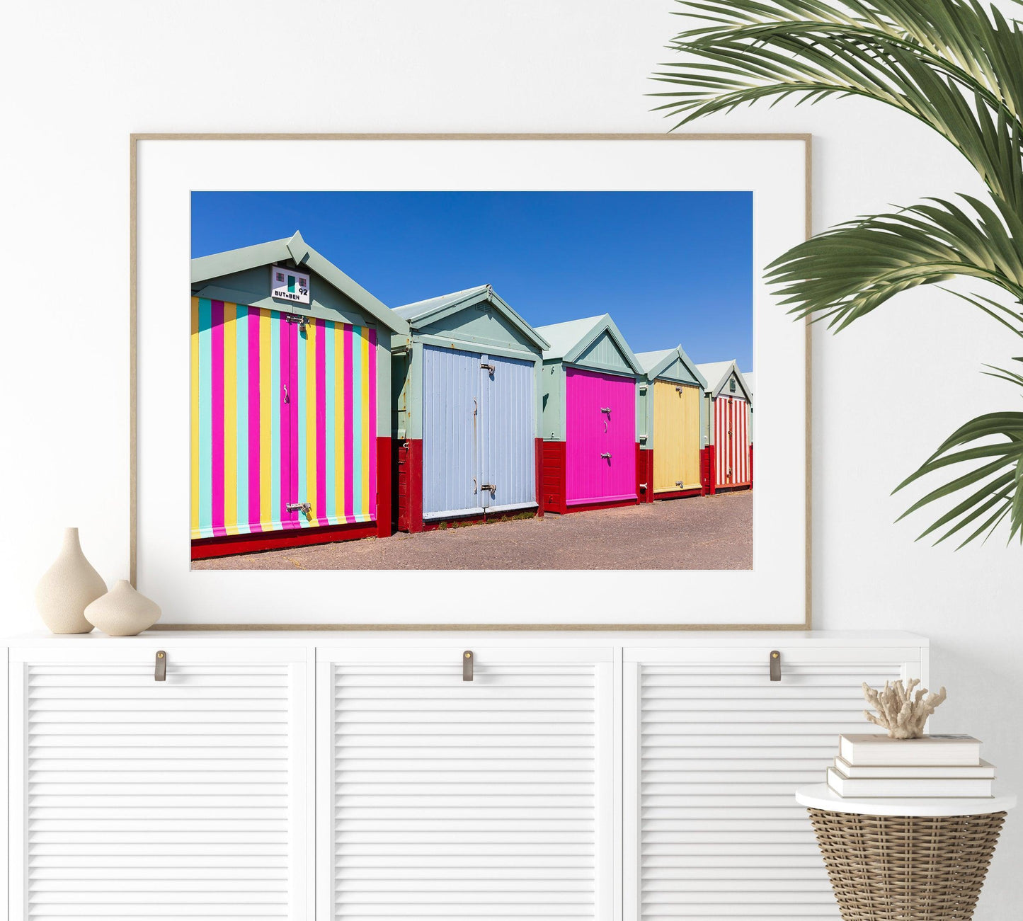 Colorful Beach Huts III | Beach Photography Print - Departures Print Shop