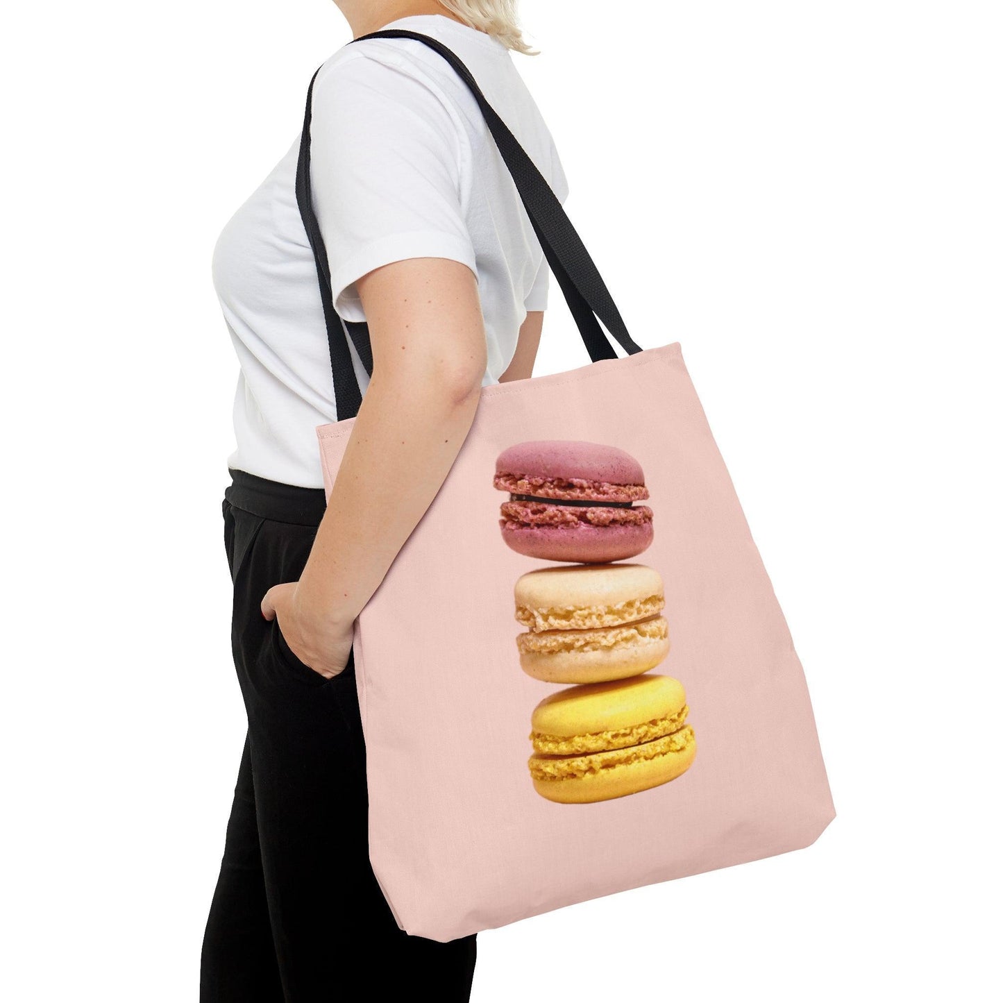 French Macaron Shopping Tote Bag - Departures Print Shop
