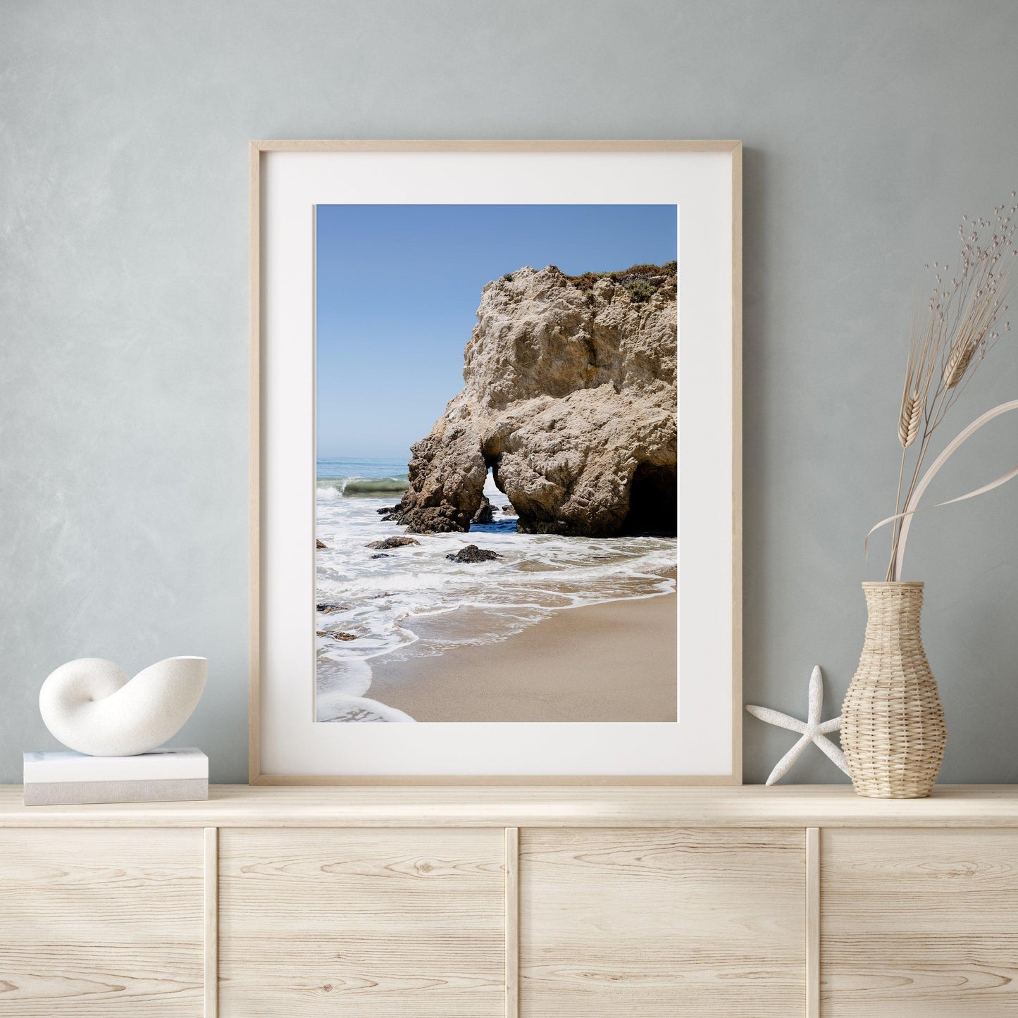 Malibu El Matador Beach print showcasing natural coastal beauty.