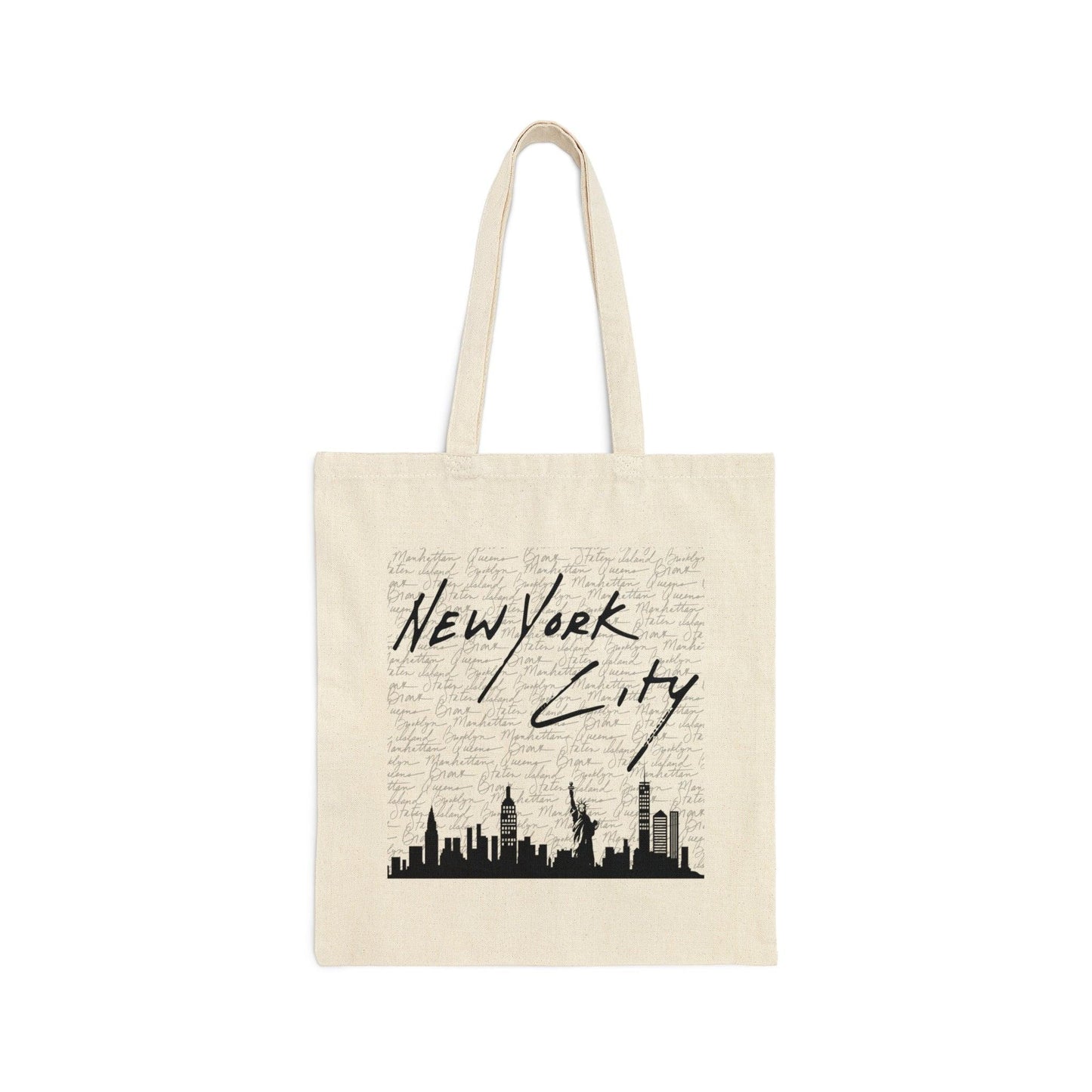 New York City Canvas Tote Bag - Departures Print Shop