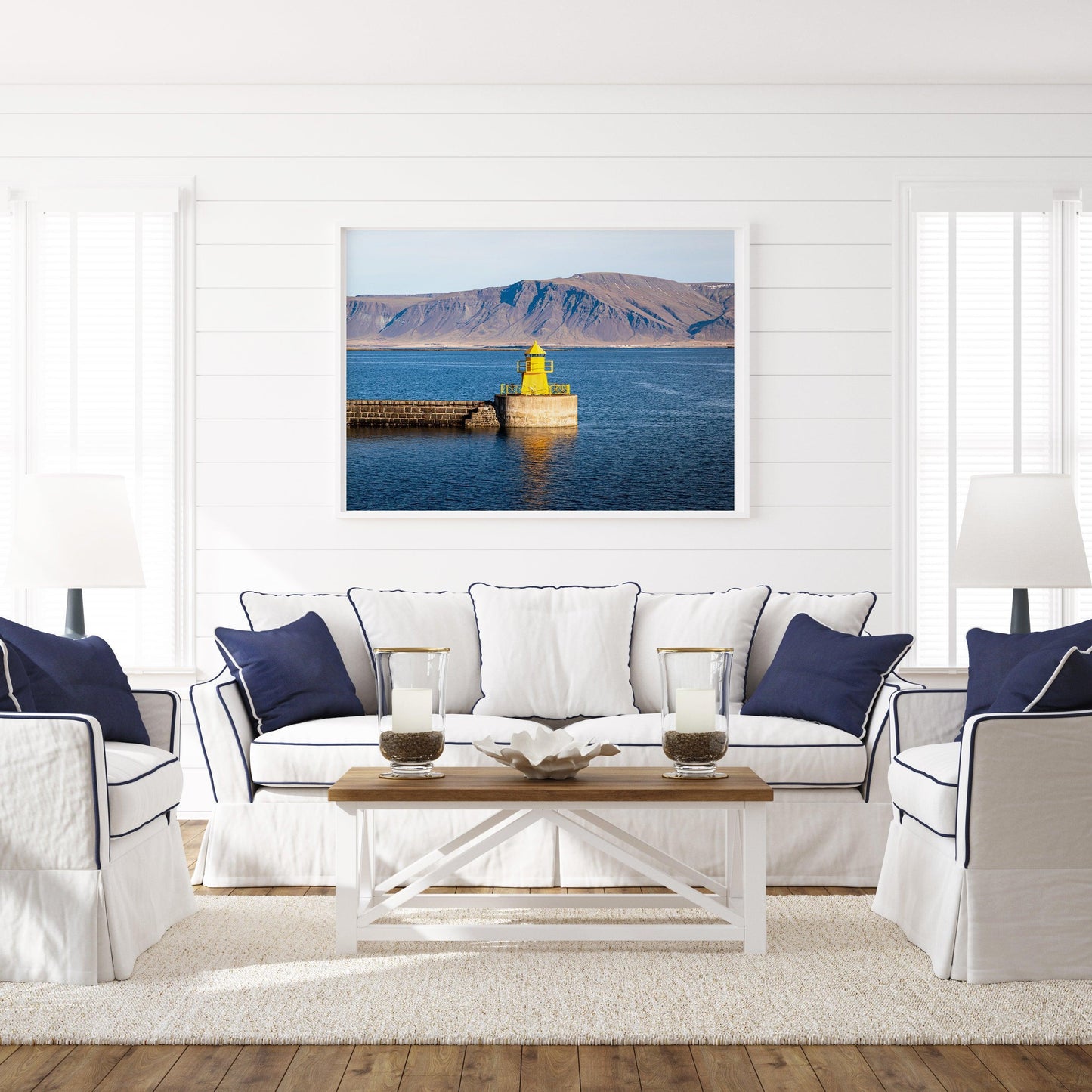 Nordurgardi Lighthouse Old Harbour Reykjavik III | Iceland Photography Print - Departures Print Shop