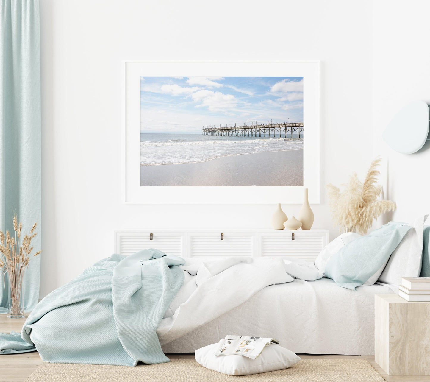 Ocean Isle Fishing Pier Beach Photography Print - Departures Print Shop