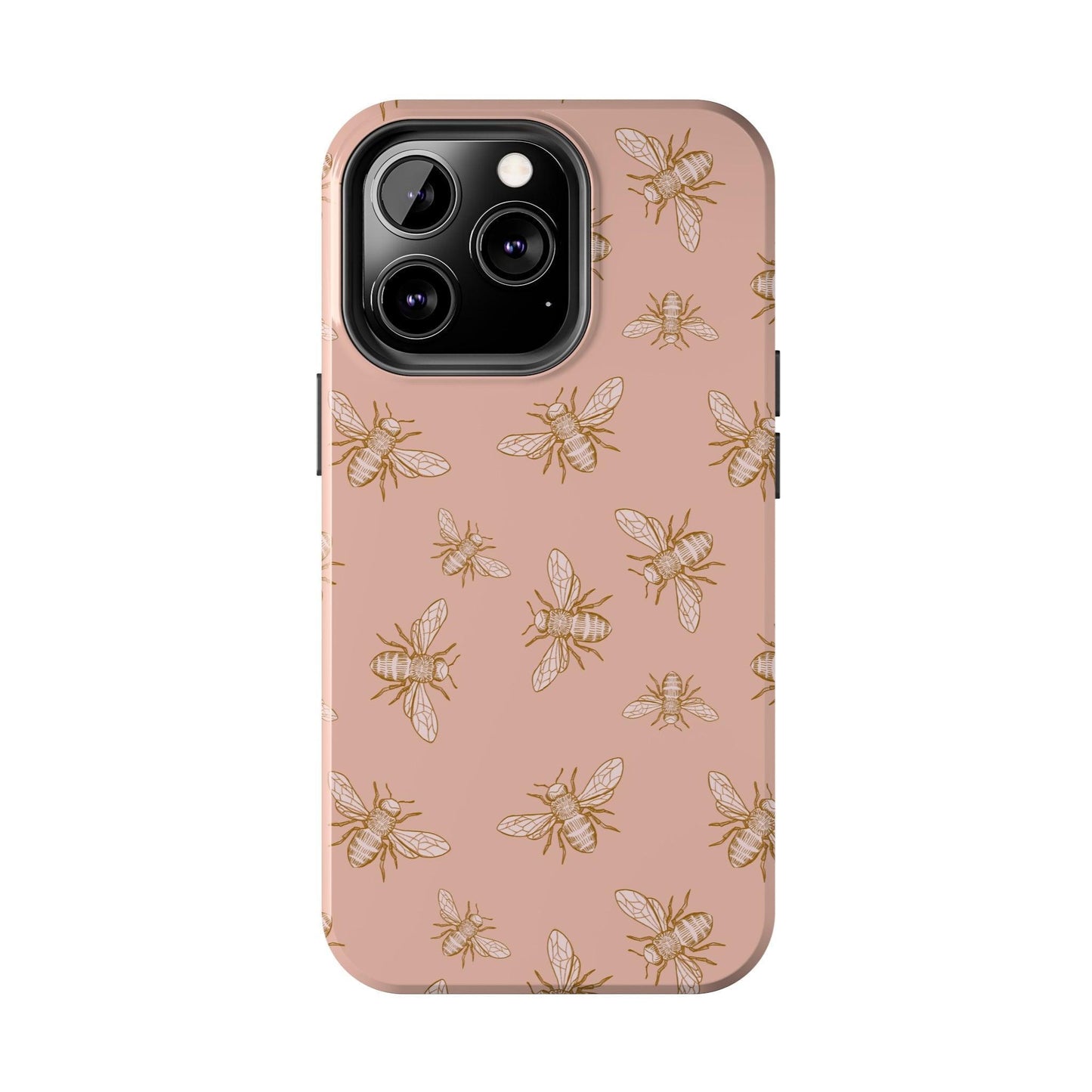 Pink Honey Bee Print Phone Case - Departures Print Shop