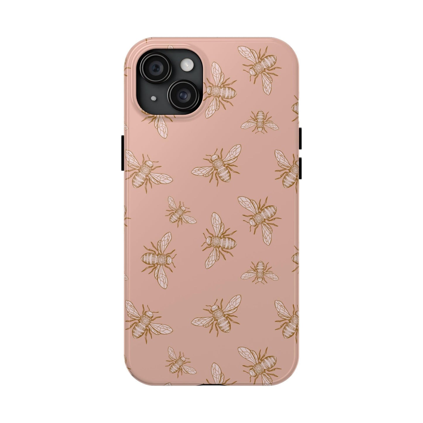 Pink Honey Bee Print Phone Case - Departures Print Shop