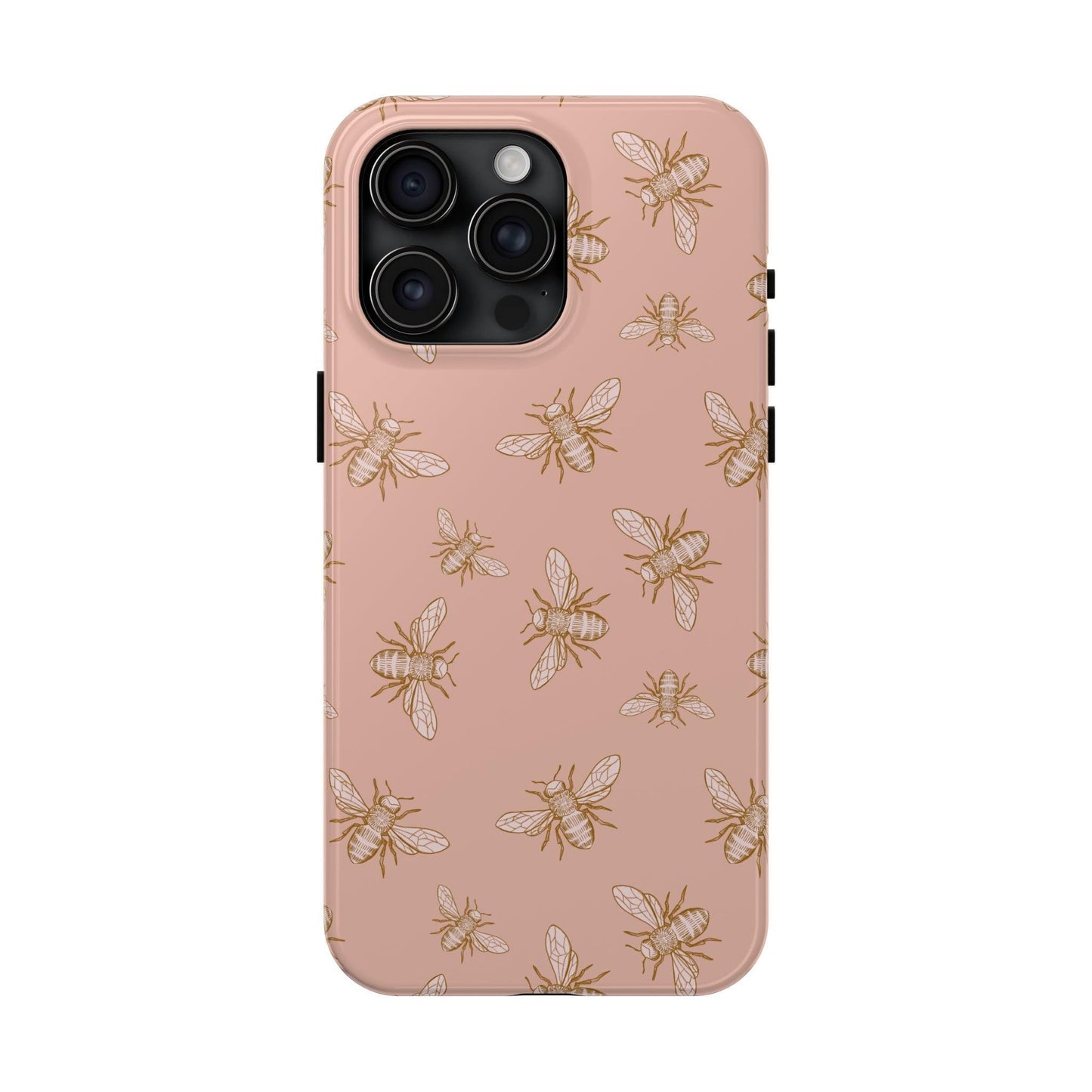 Pink Honey Bee Print Phone Case - Departures Print Shop