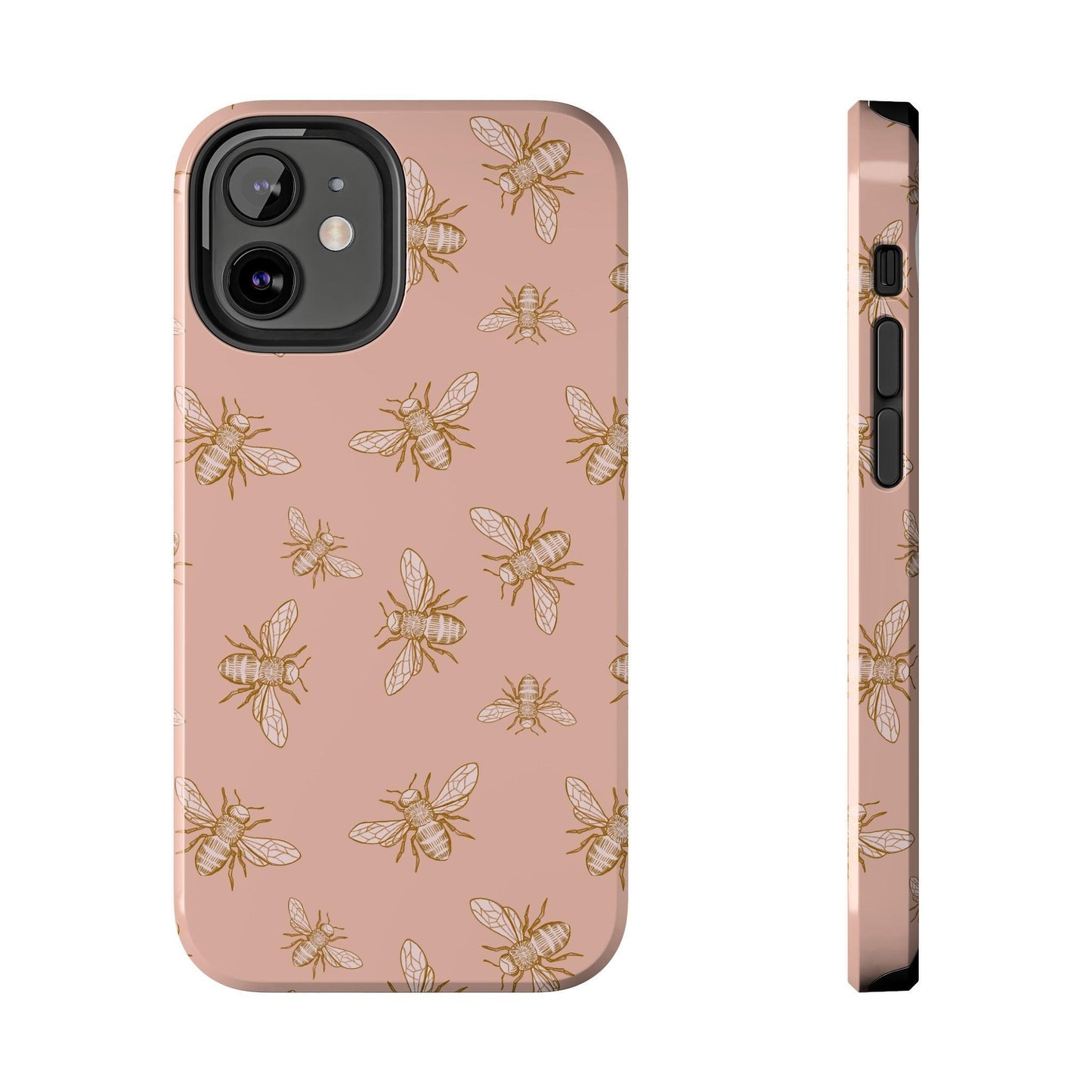 Pink Honey Bee Print Phone Case - Departures Print Shop