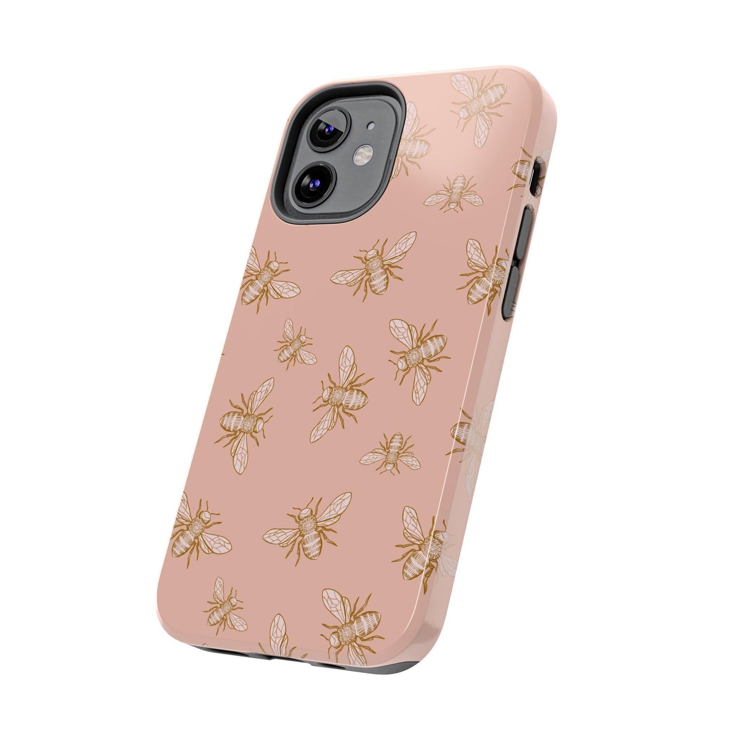 Pink Honey Bee Print Phone Case - Departures Print Shop