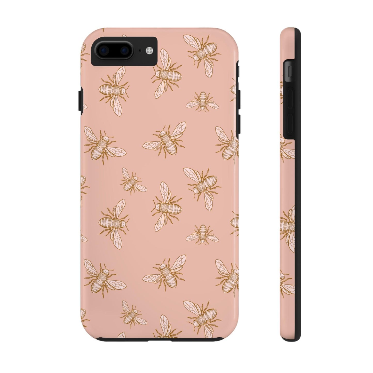 Pink Honey Bee Print Phone Case - Departures Print Shop