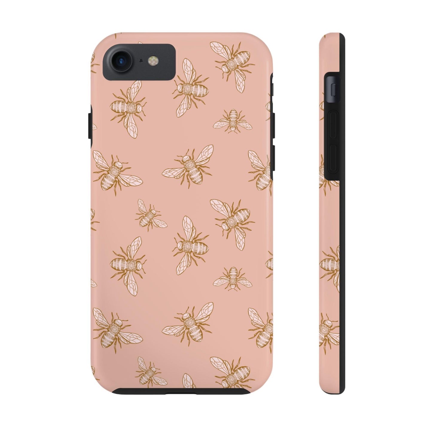 Pink Honey Bee Print Phone Case - Departures Print Shop