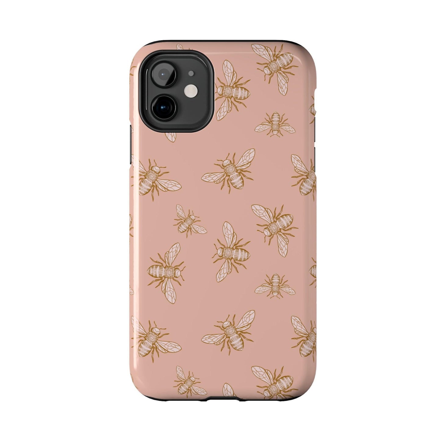 Pink Honey Bee Print Phone Case - Departures Print Shop