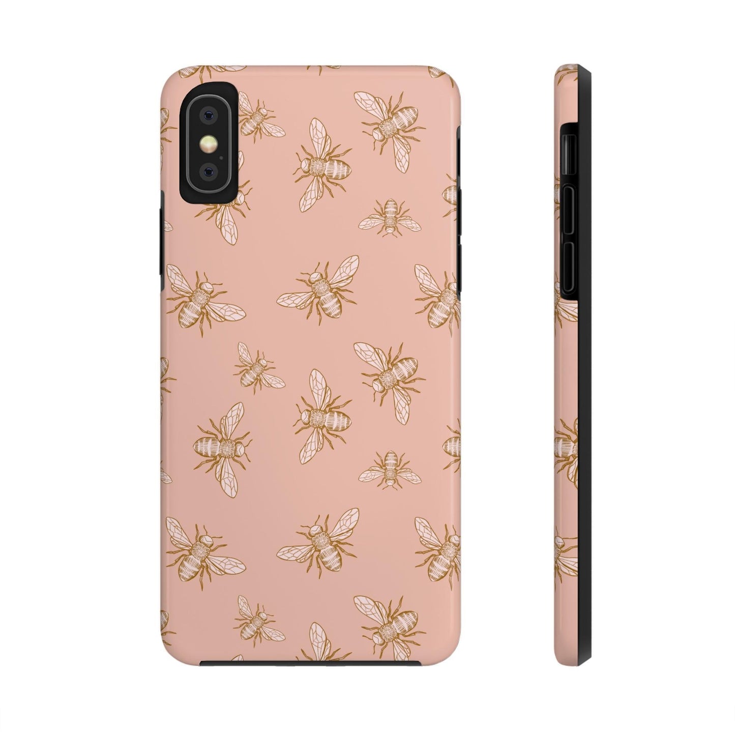 Pink Honey Bee Print Phone Case - Departures Print Shop