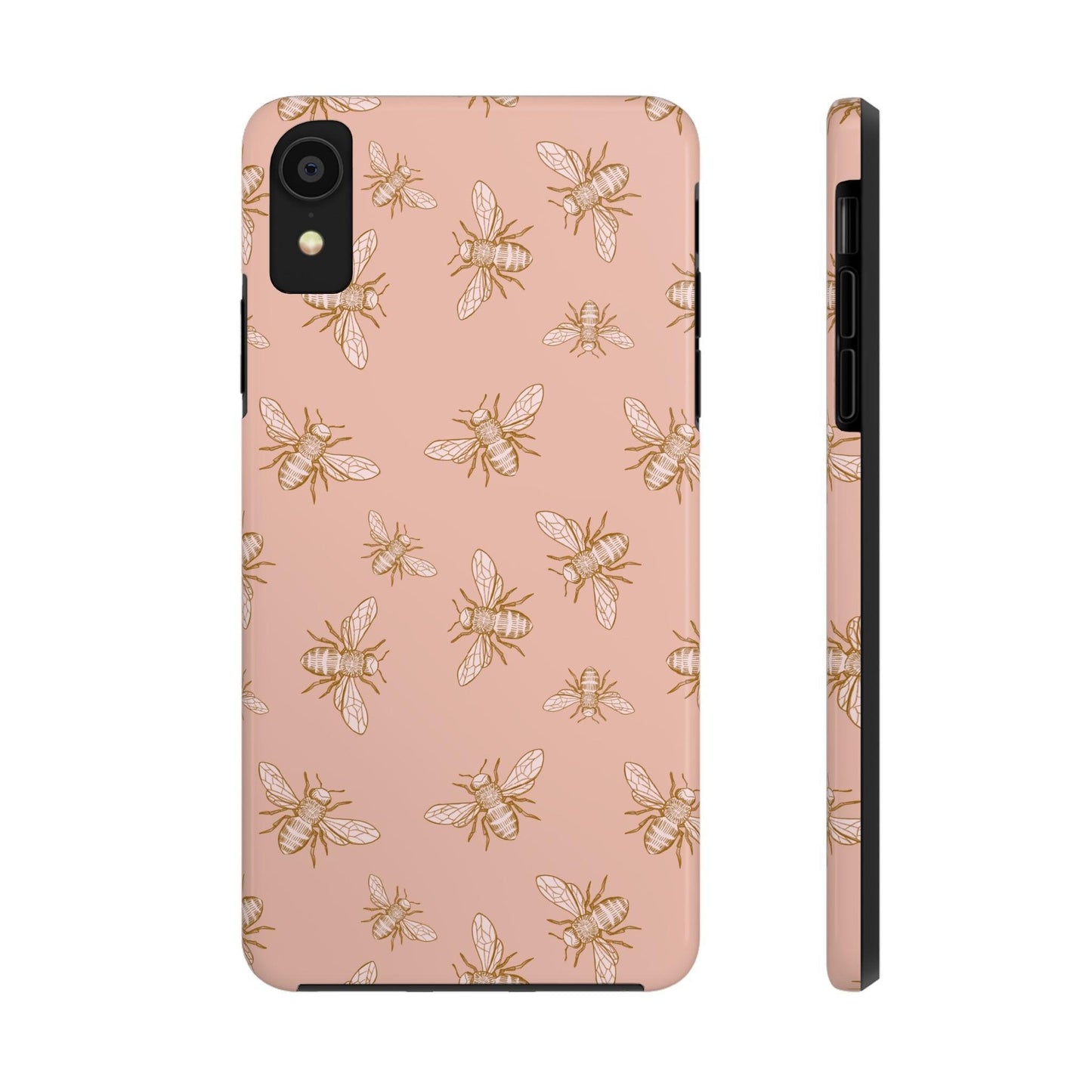 Pink Honey Bee Print Phone Case - Departures Print Shop