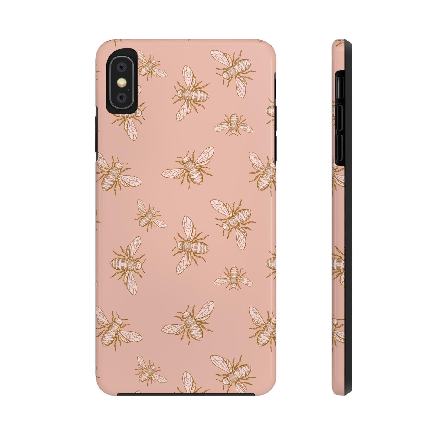 Pink Honey Bee Print Phone Case - Departures Print Shop
