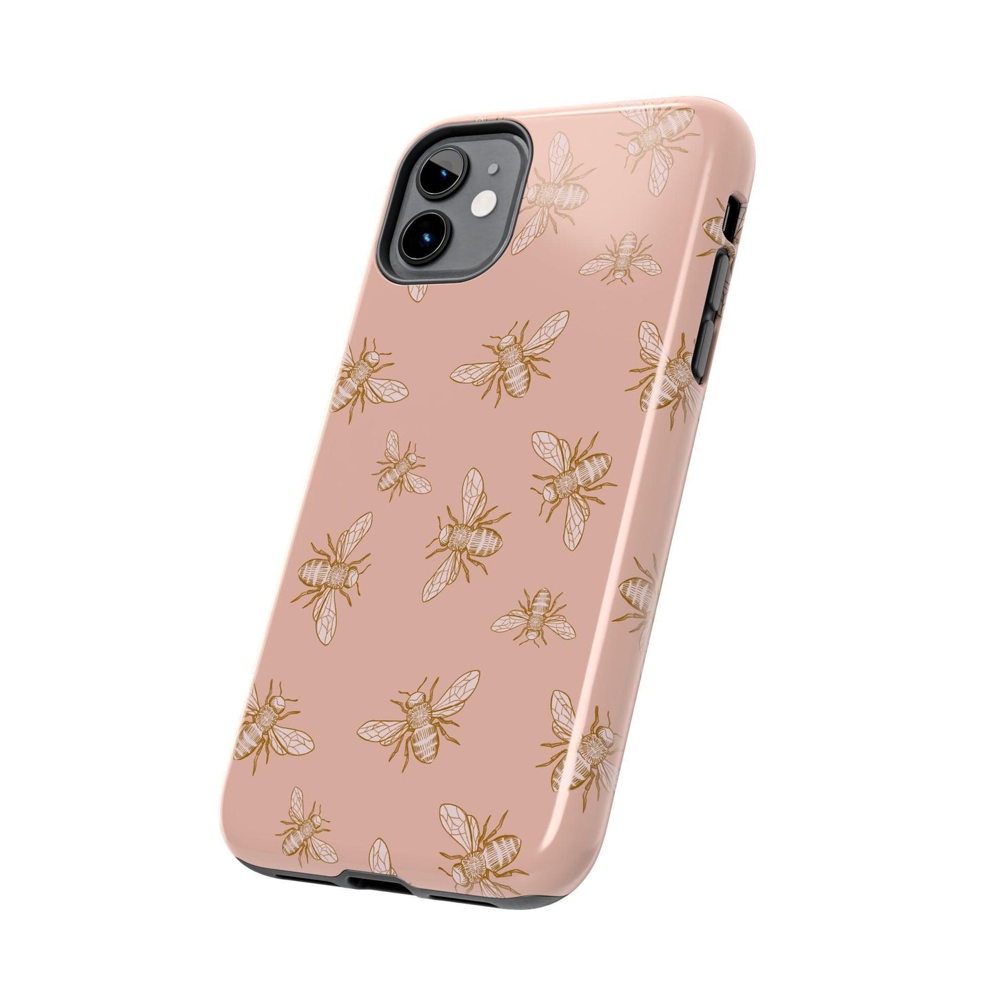 Pink Honey Bee Print Phone Case - Departures Print Shop