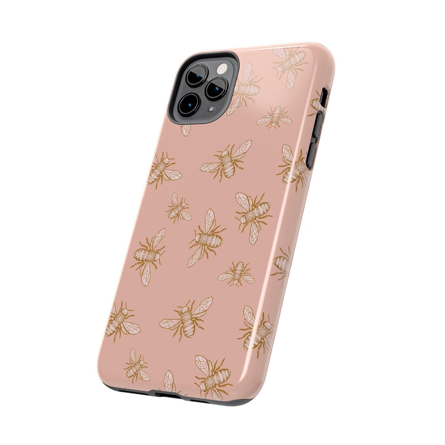 Pink Honey Bee Print Phone Case - Departures Print Shop