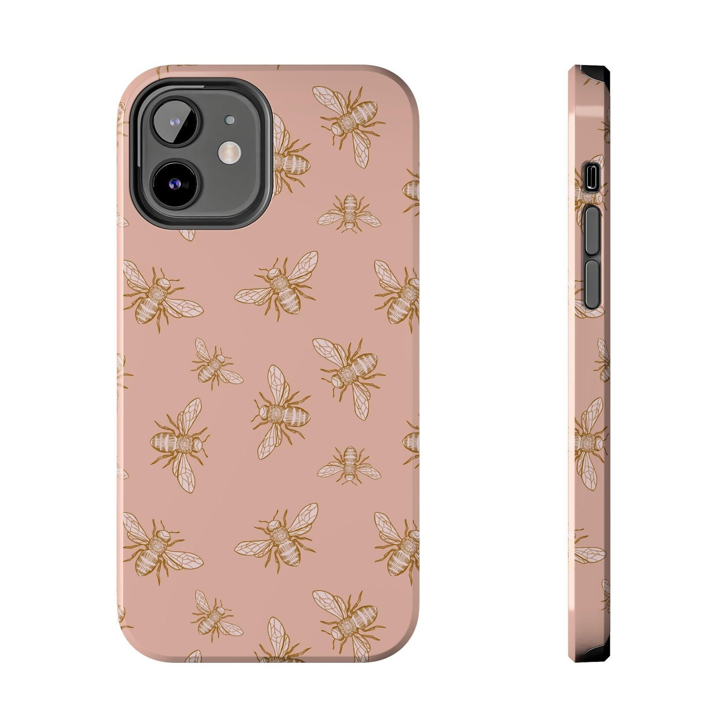 Pink Honey Bee Print Phone Case - Departures Print Shop