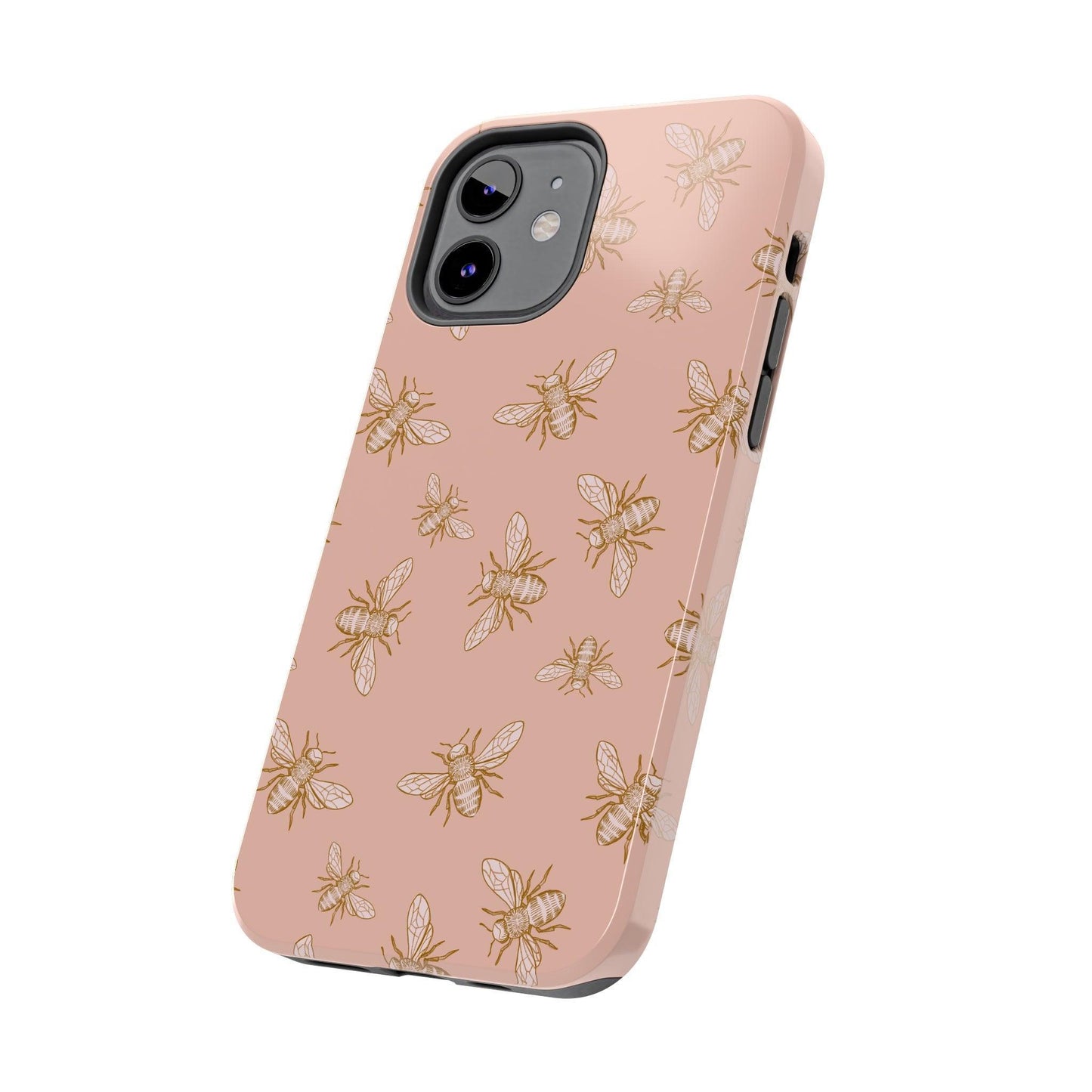 Pink Honey Bee Print Phone Case - Departures Print Shop