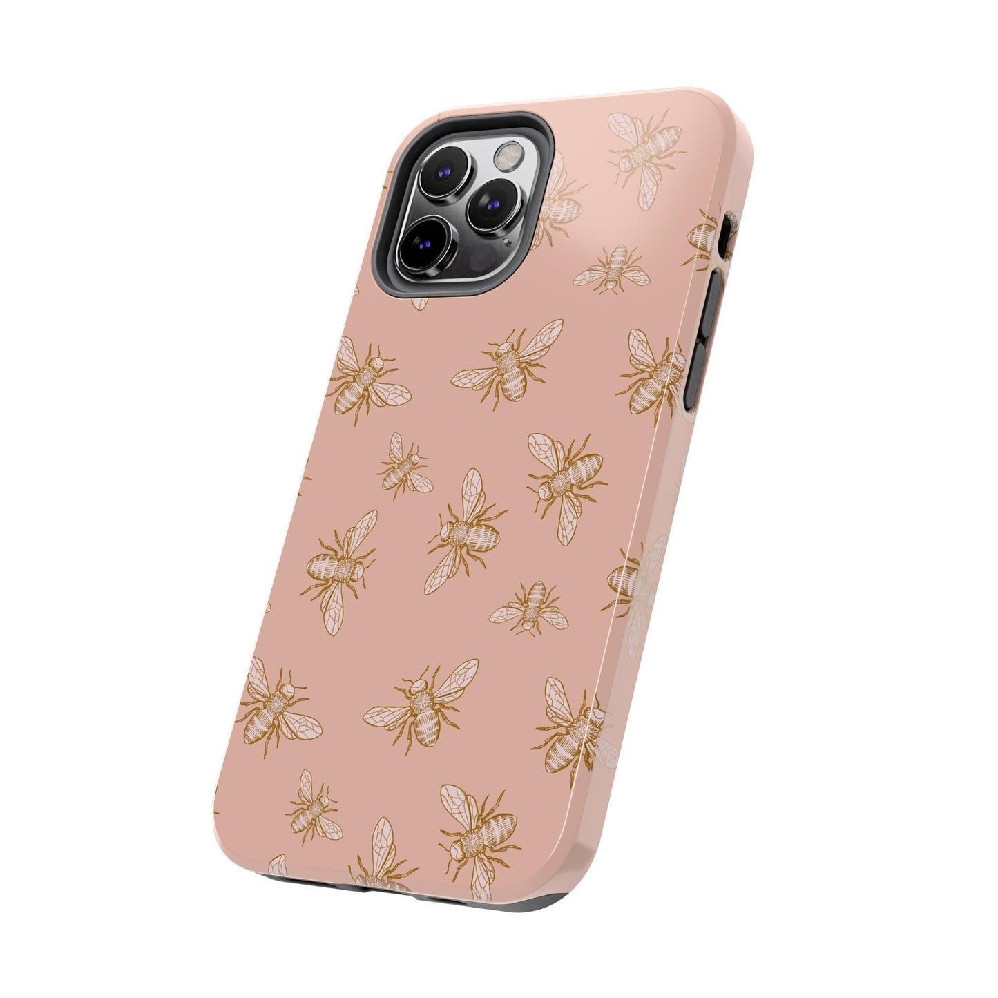 Pink Honey Bee Print Phone Case - Departures Print Shop