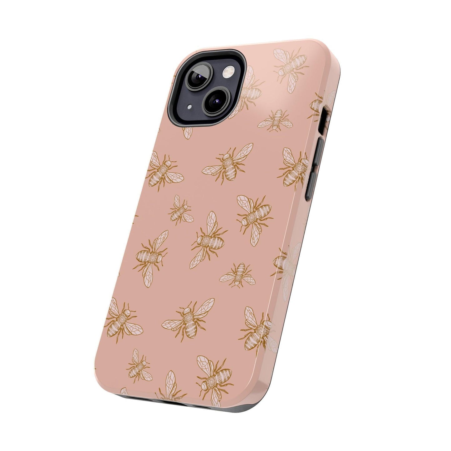 Pink Honey Bee Print Phone Case - Departures Print Shop