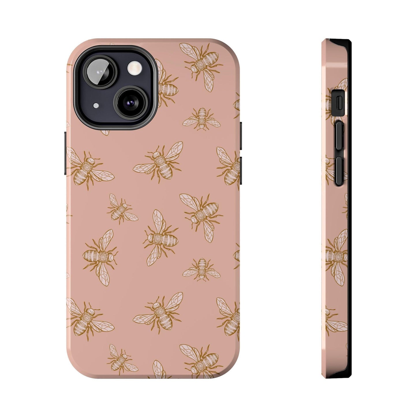 Pink Honey Bee Print Phone Case - Departures Print Shop