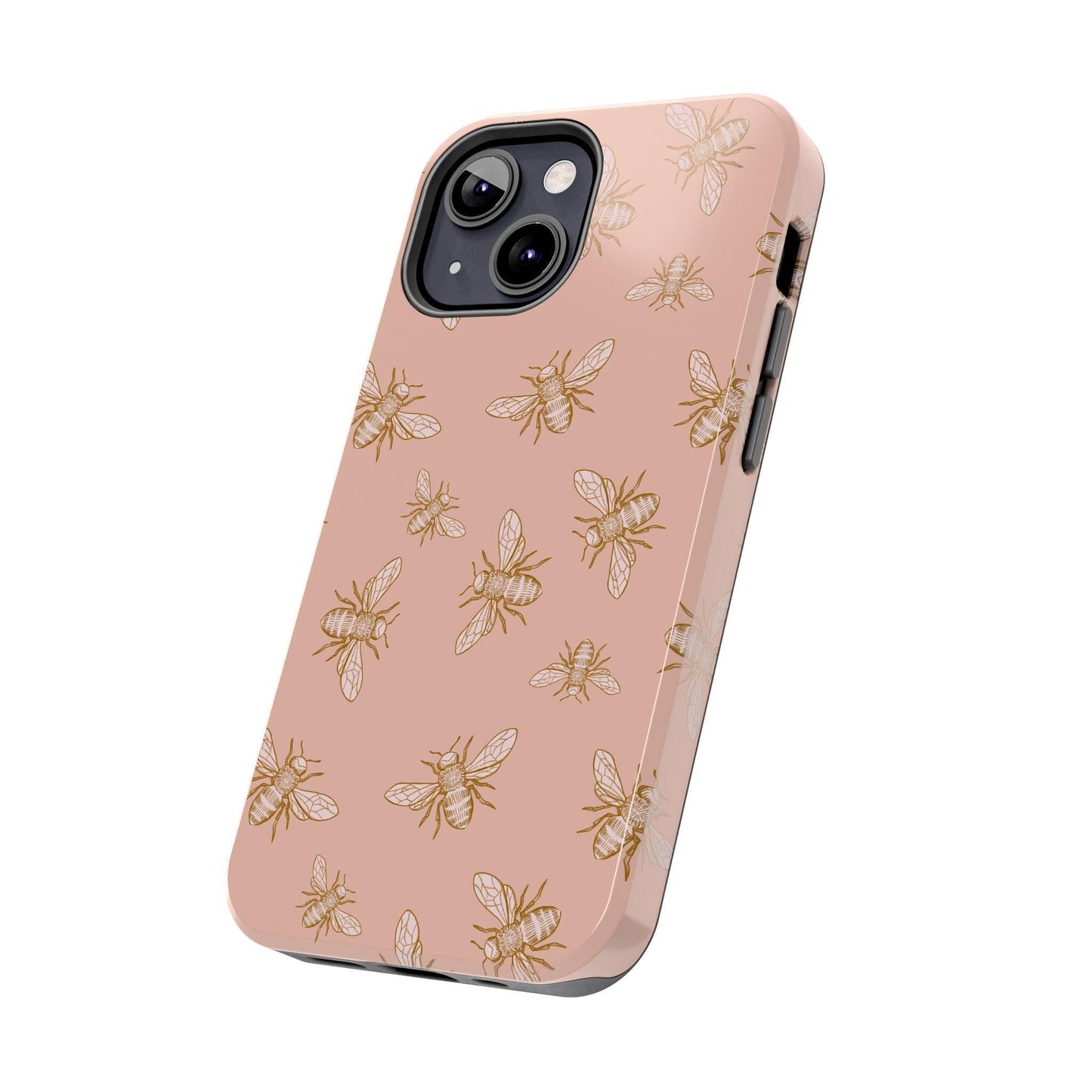 Pink Honey Bee Print Phone Case - Departures Print Shop