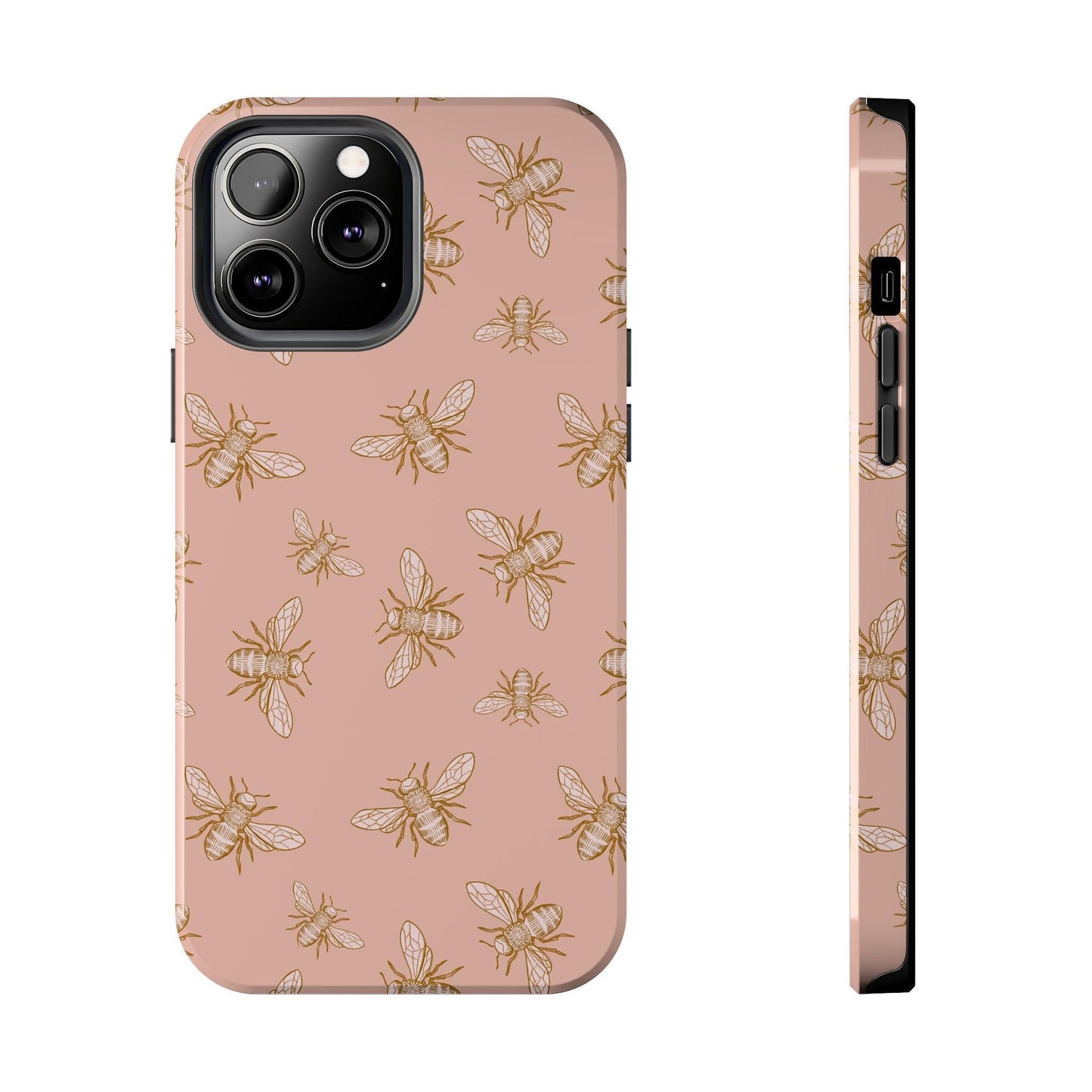 Pink Honey Bee Print Phone Case - Departures Print Shop
