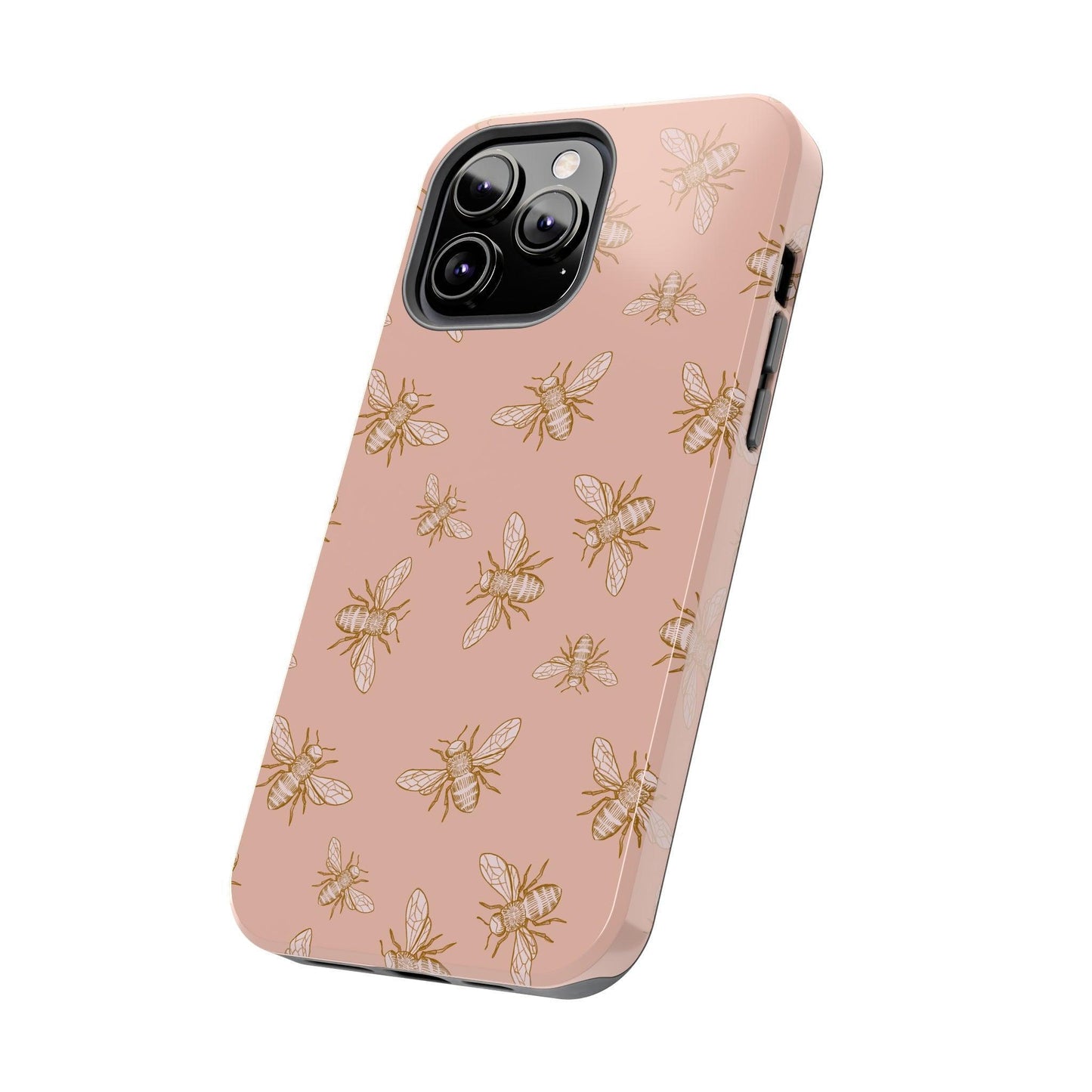 Pink Honey Bee Print Phone Case - Departures Print Shop