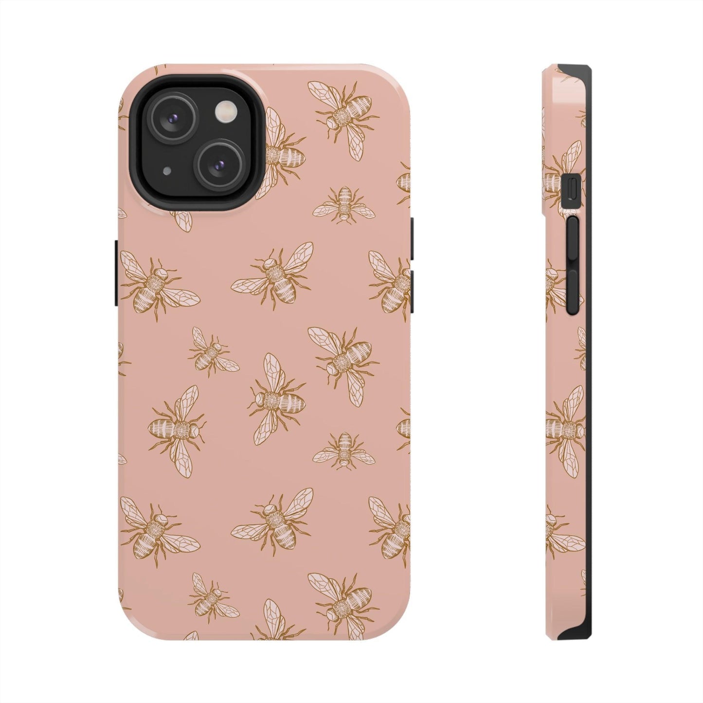 Pink Honey Bee Print Phone Case - Departures Print Shop