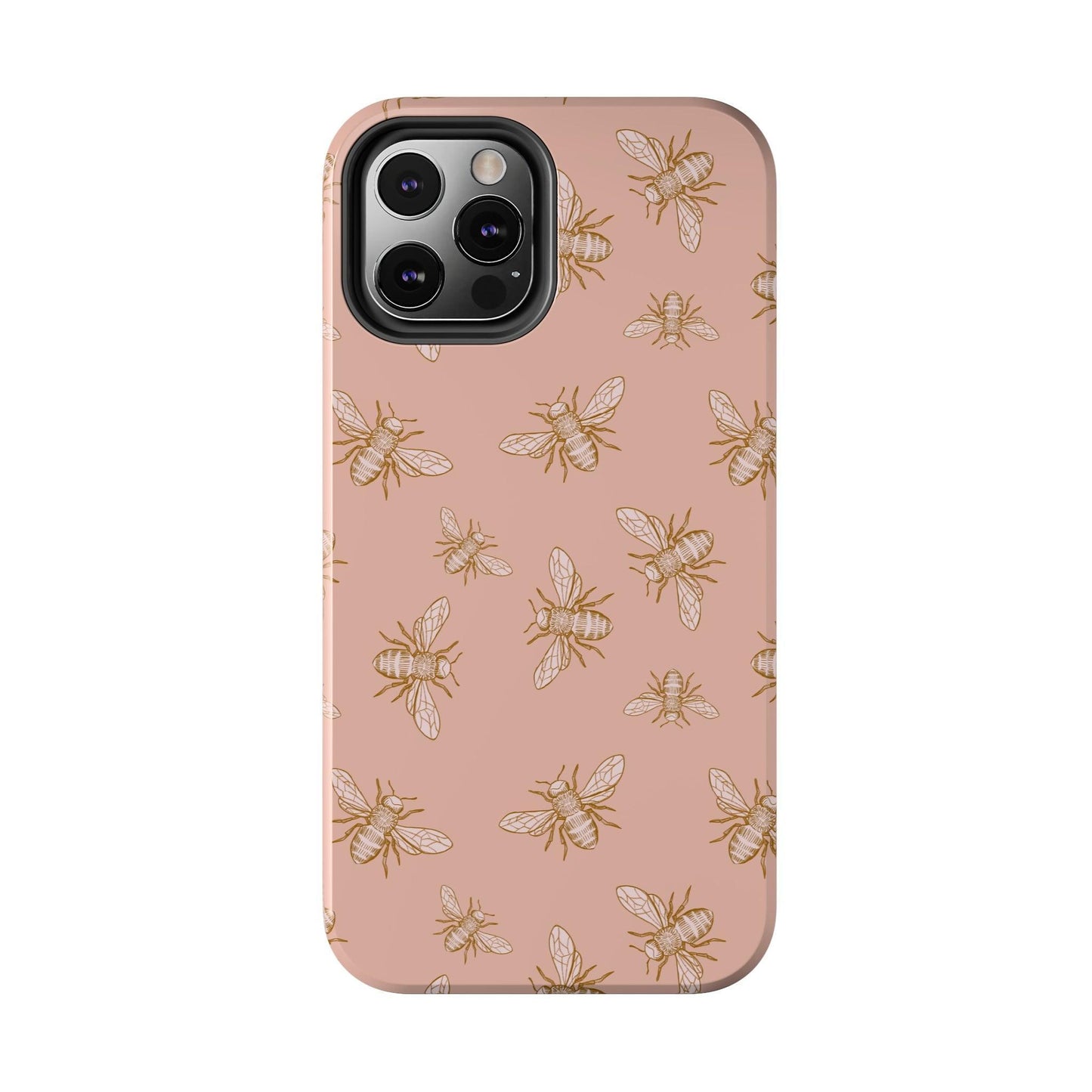 Pink Honey Bee Print Phone Case - Departures Print Shop