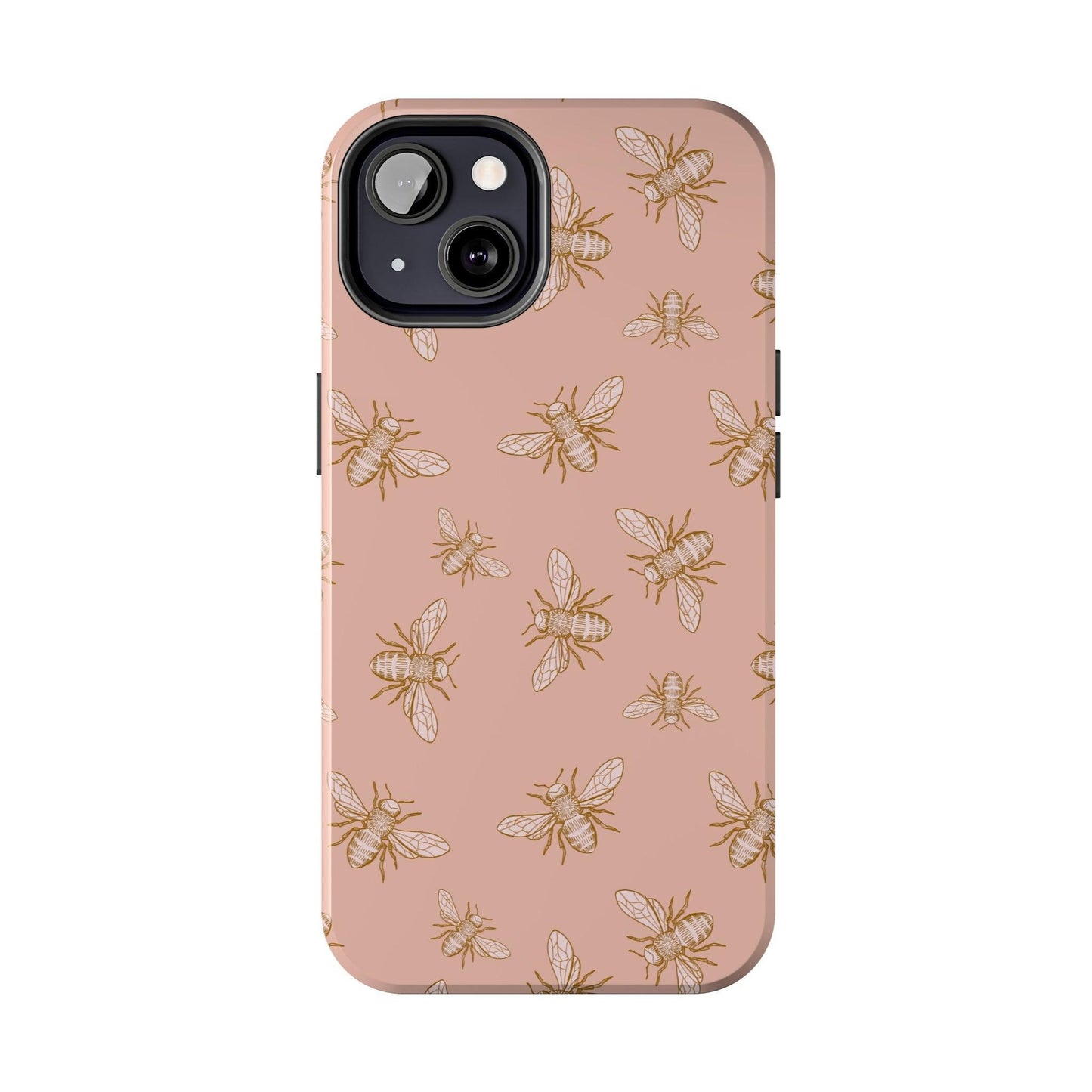 Pink Honey Bee Print Phone Case - Departures Print Shop