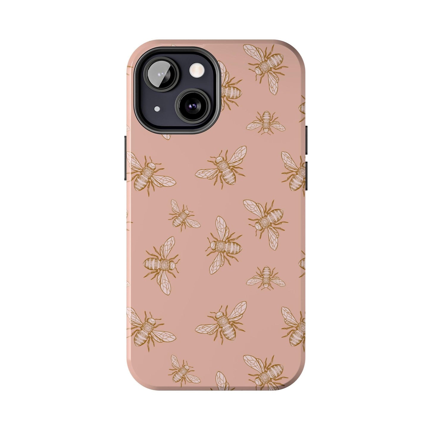 Pink Honey Bee Print Phone Case - Departures Print Shop