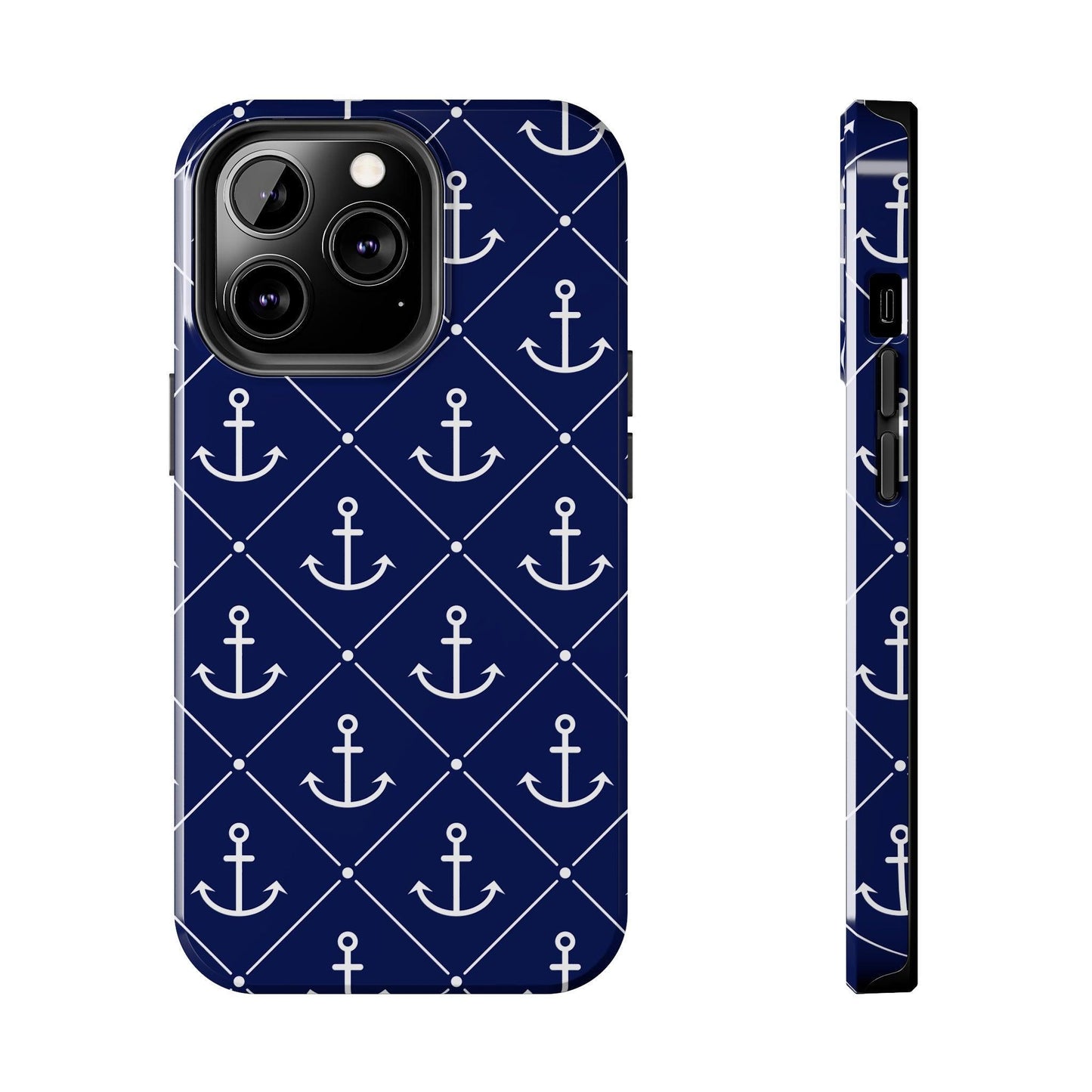 Sail Away Anchor Print Phone Case - Departures Print Shop