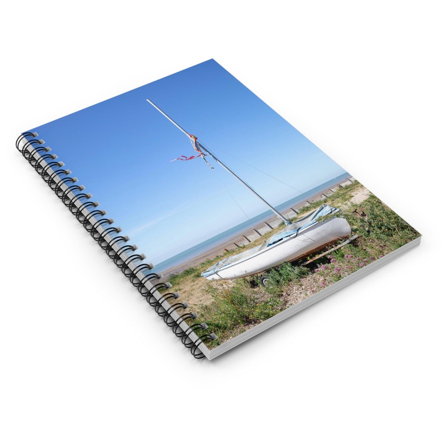 Sailboat Spiral Notebook - Departures Print Shop
