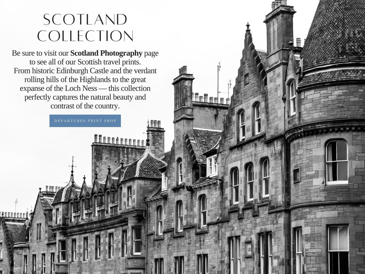 Edinburgh Scotland travel photography print