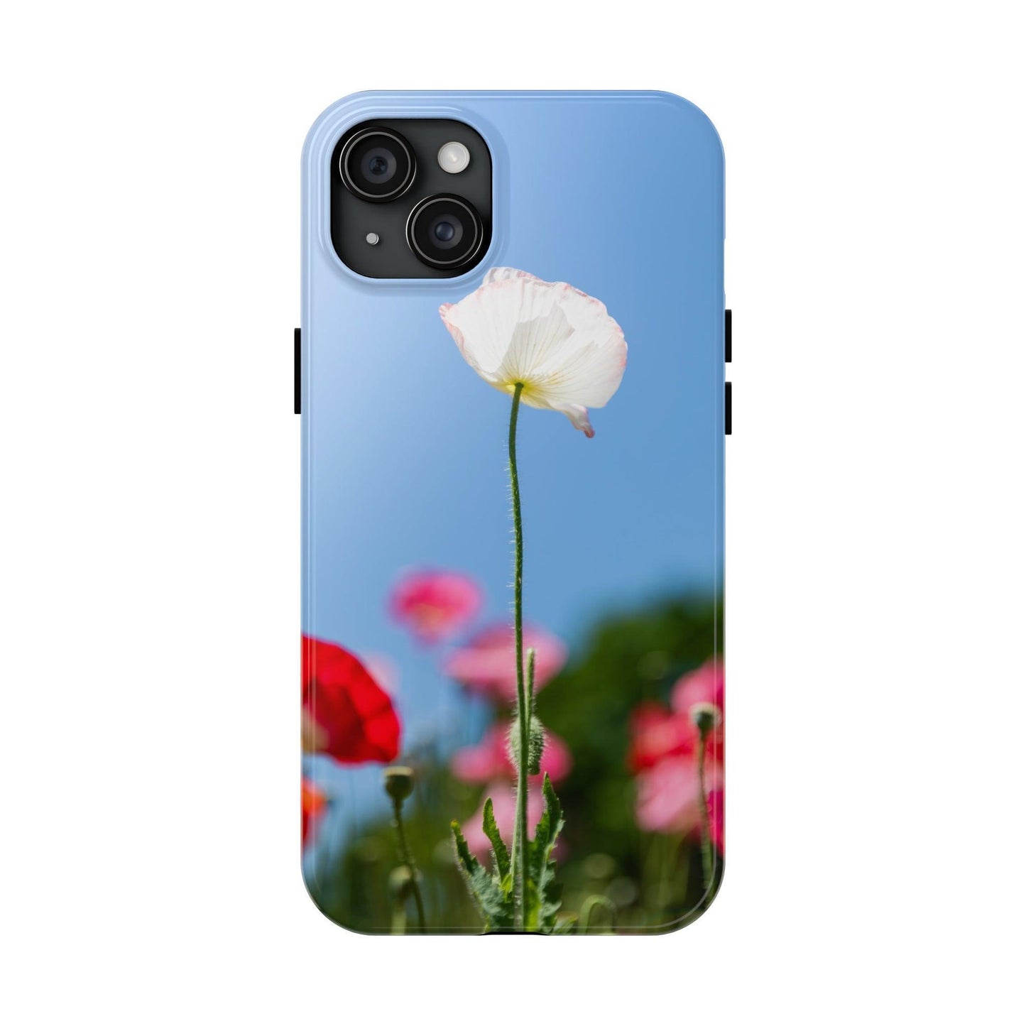 White Poppy iPhone Case - Departures Print Shop