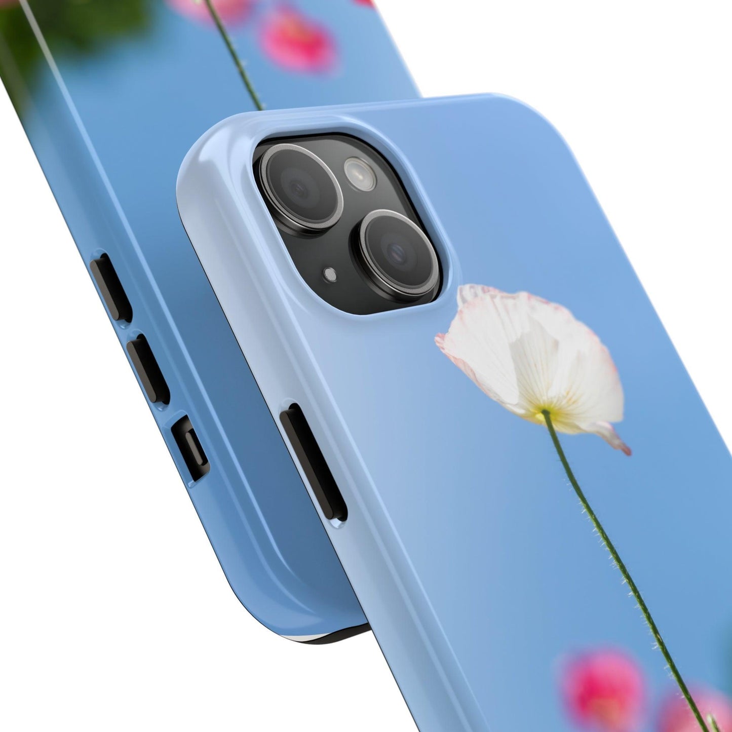 White Poppy iPhone Case - Departures Print Shop