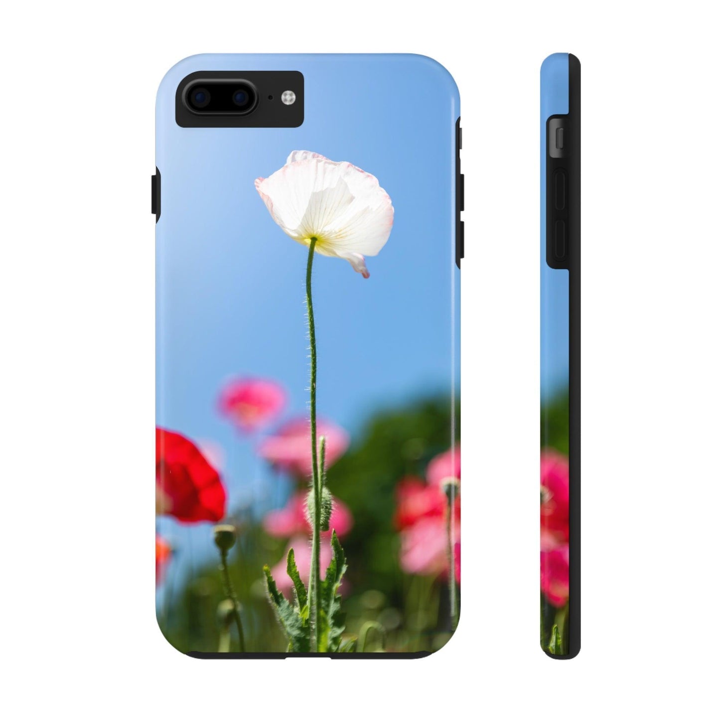 White Poppy iPhone Case - Departures Print Shop