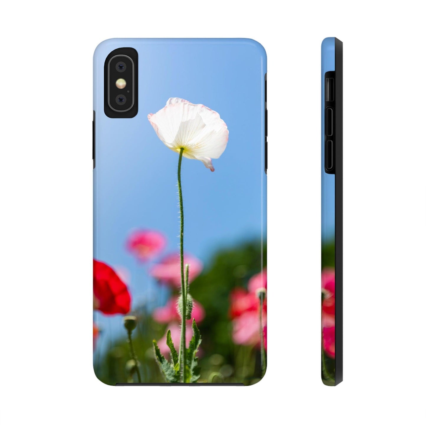 White Poppy iPhone Case - Departures Print Shop