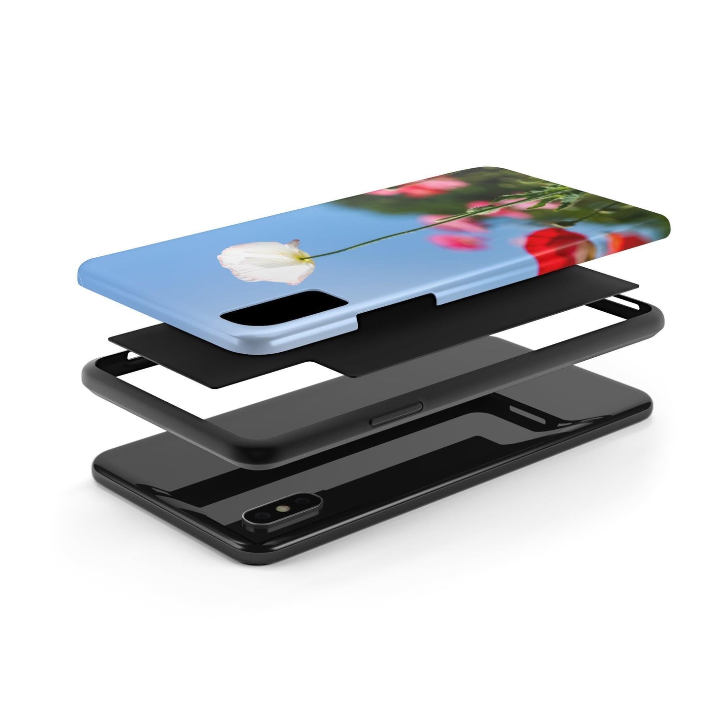 White Poppy iPhone Case - Departures Print Shop