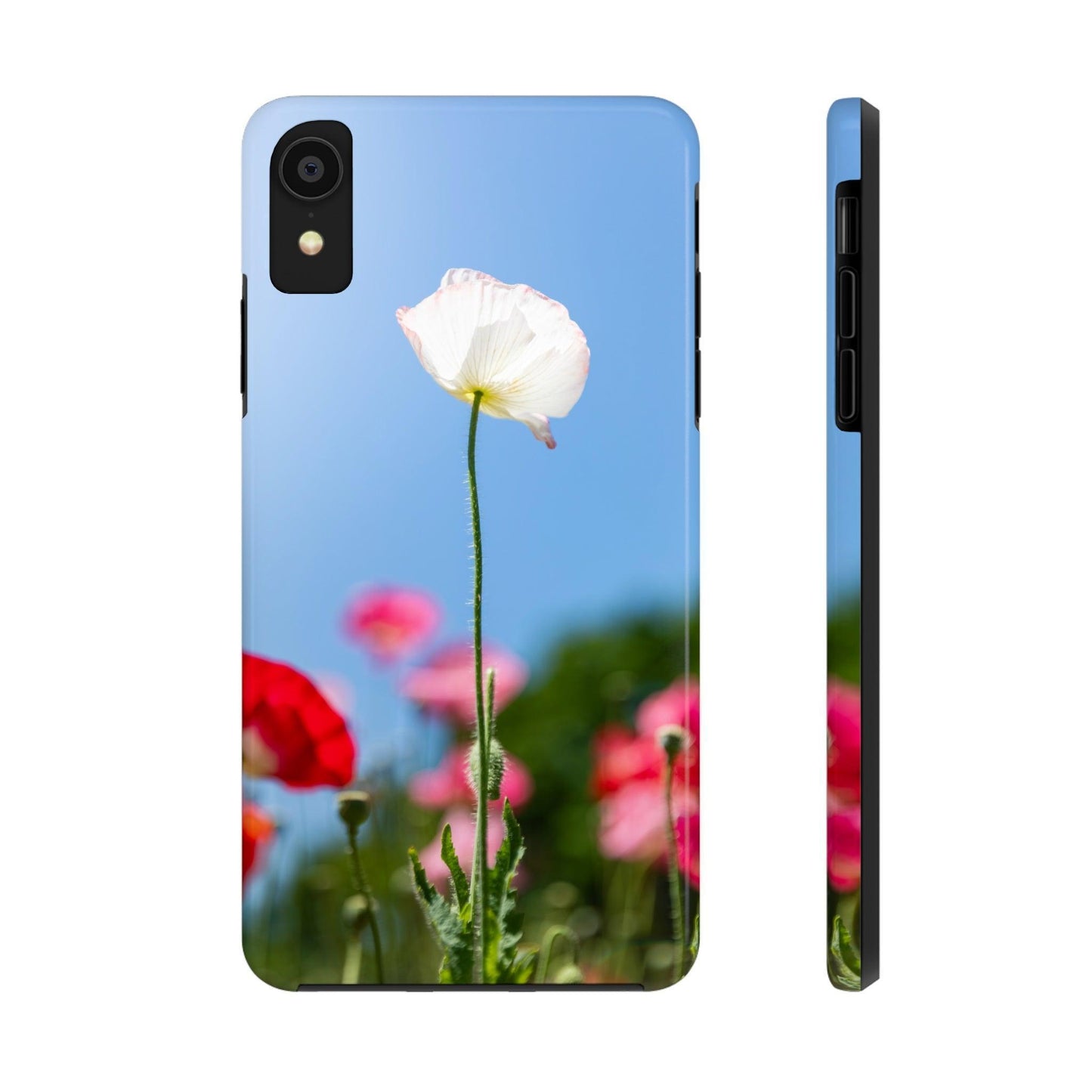 White Poppy iPhone Case - Departures Print Shop