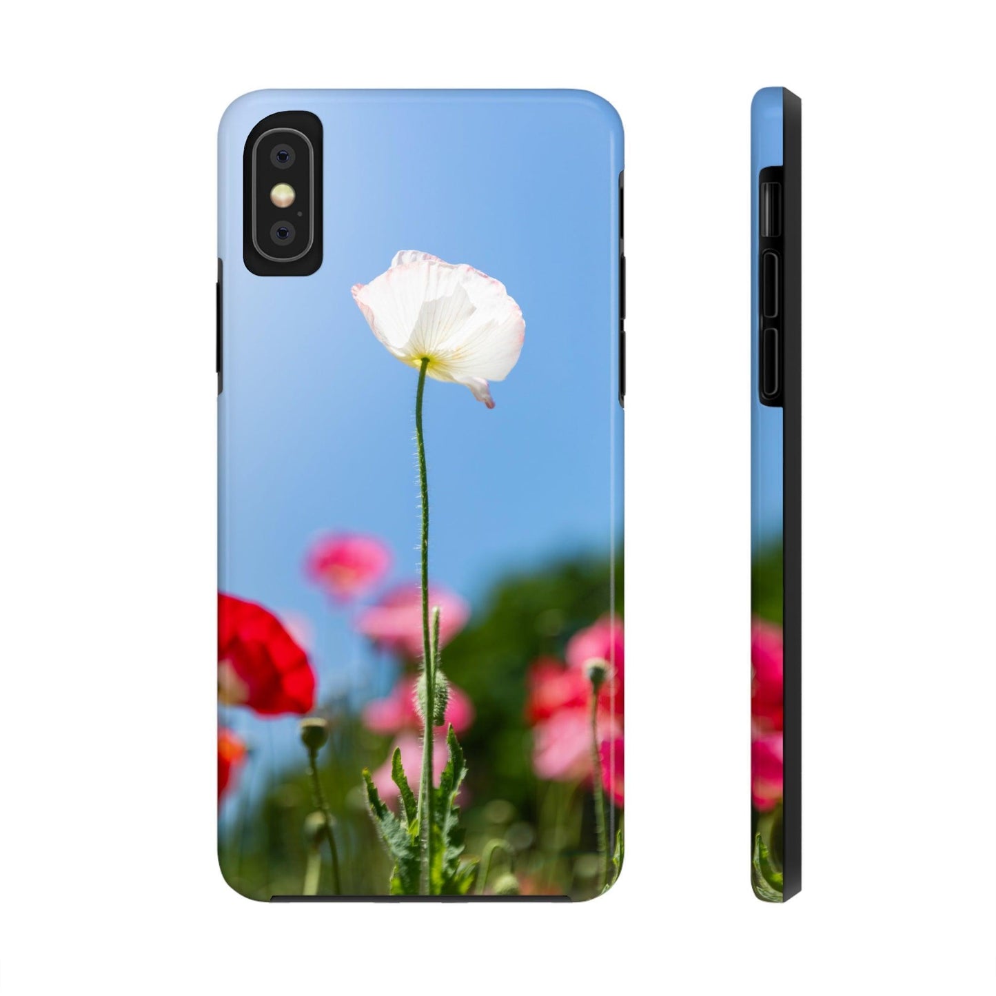 White Poppy iPhone Case - Departures Print Shop