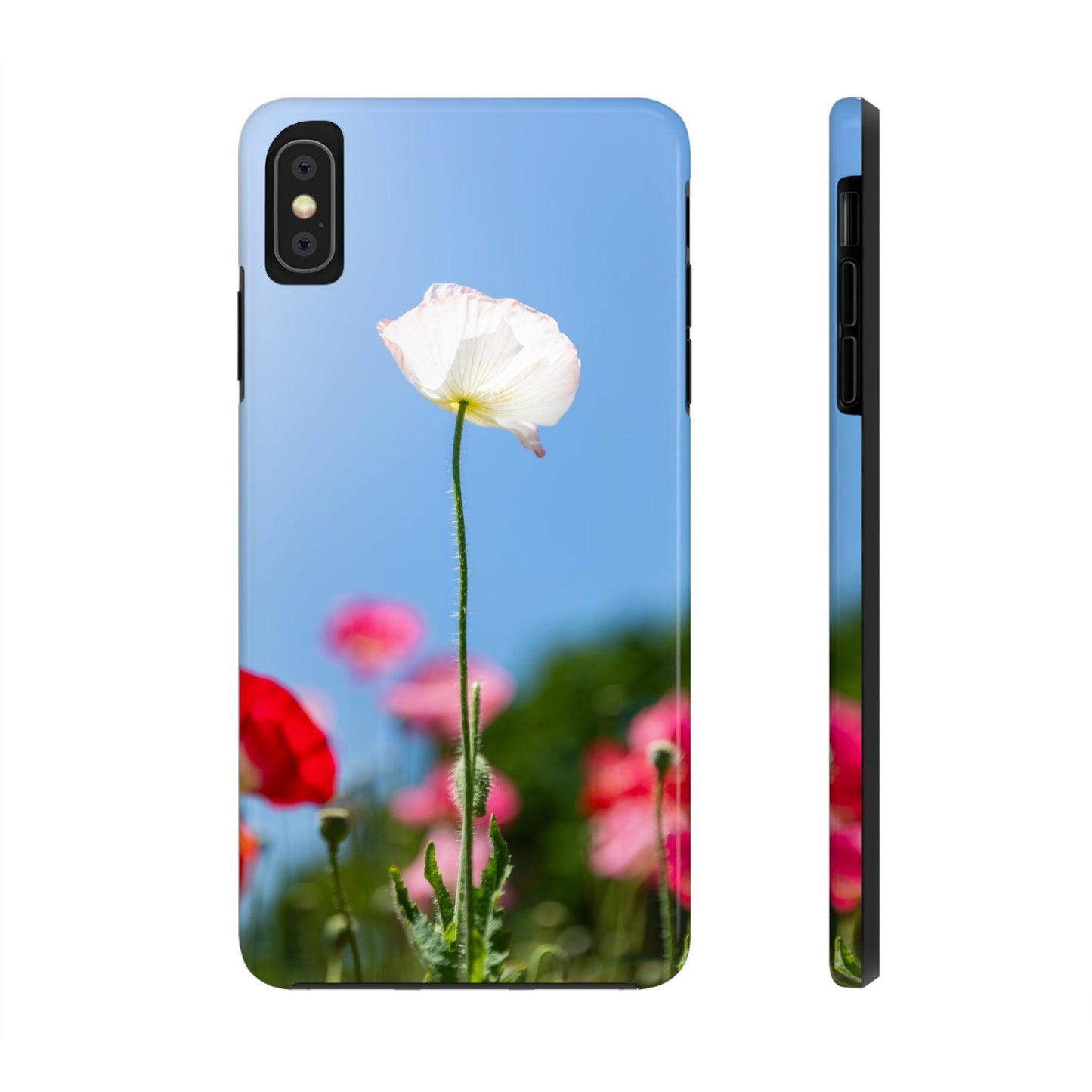 White Poppy iPhone Case - Departures Print Shop