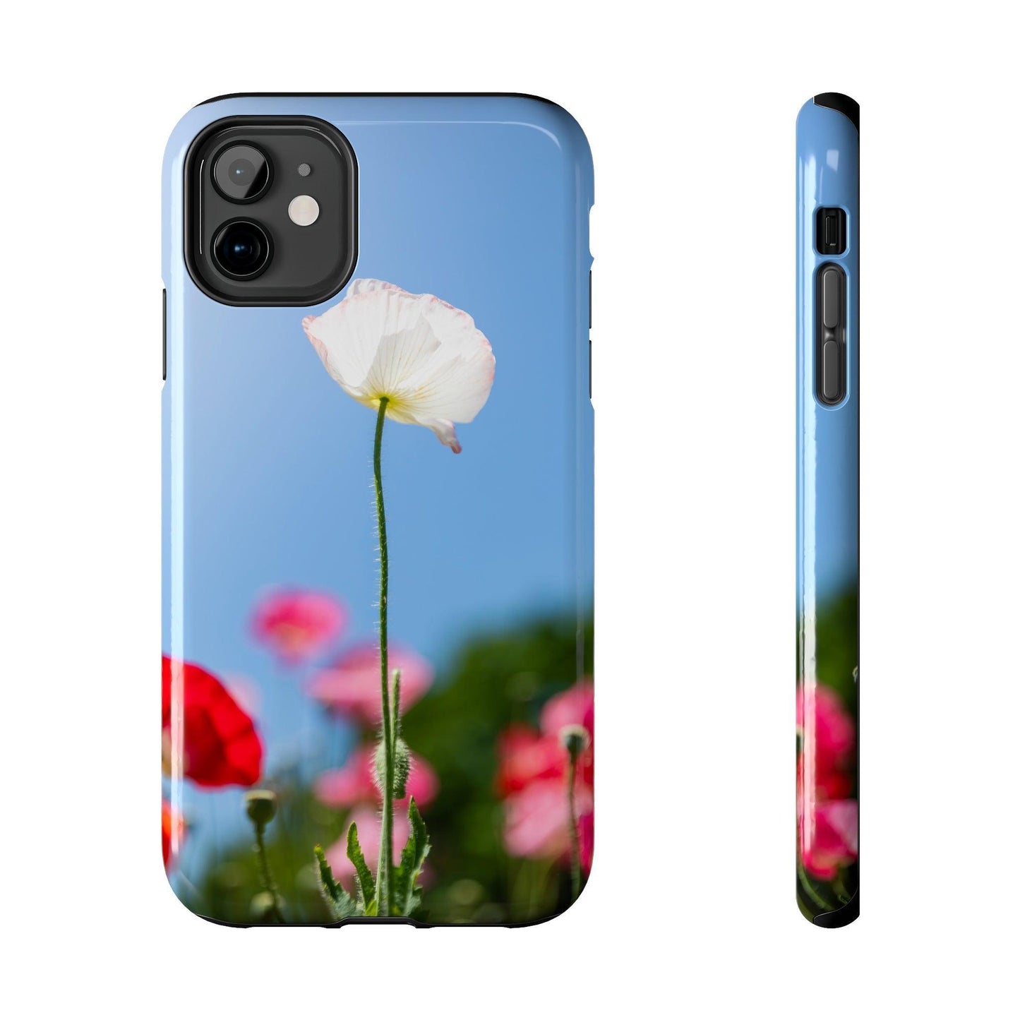 White Poppy iPhone Case - Departures Print Shop