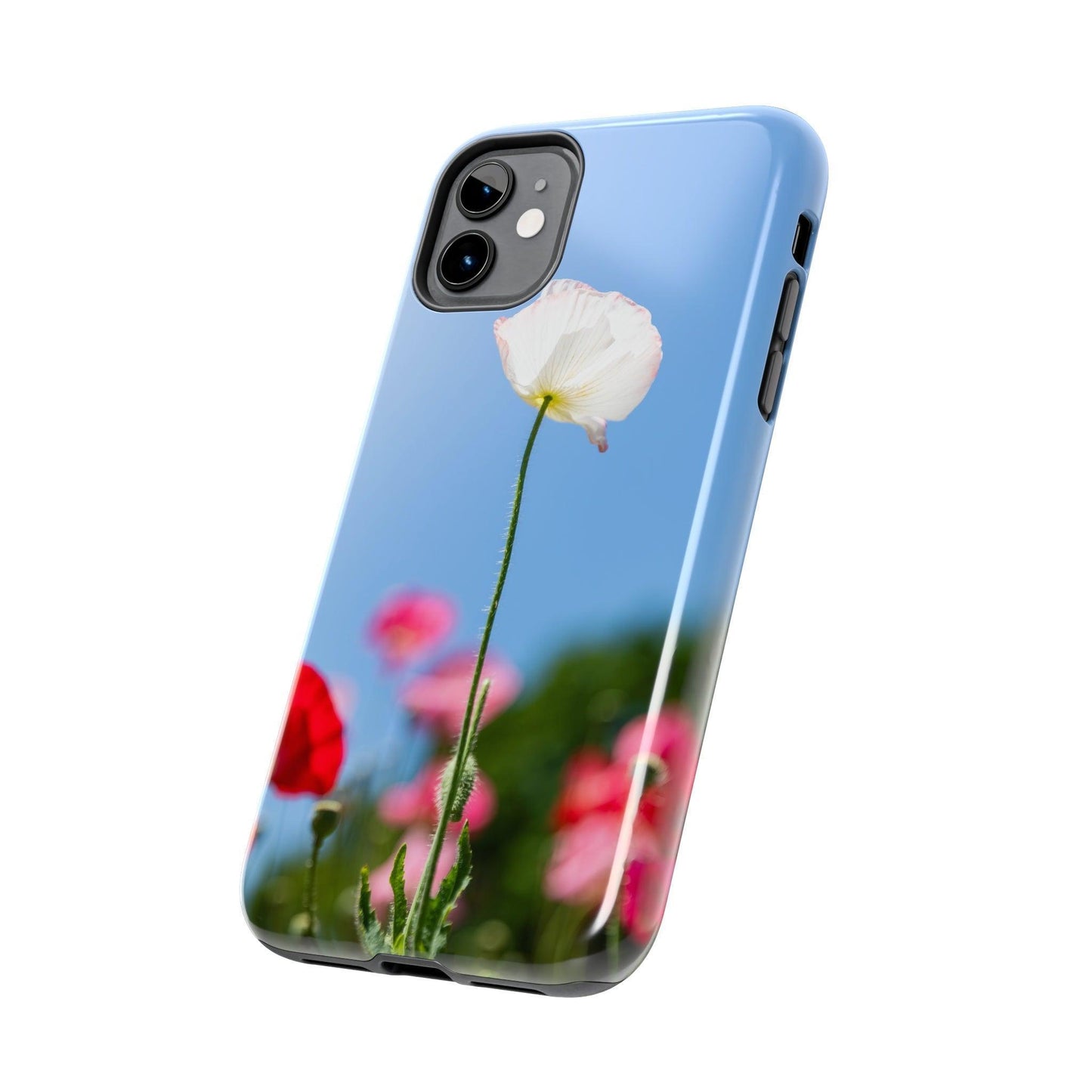 White Poppy iPhone Case - Departures Print Shop