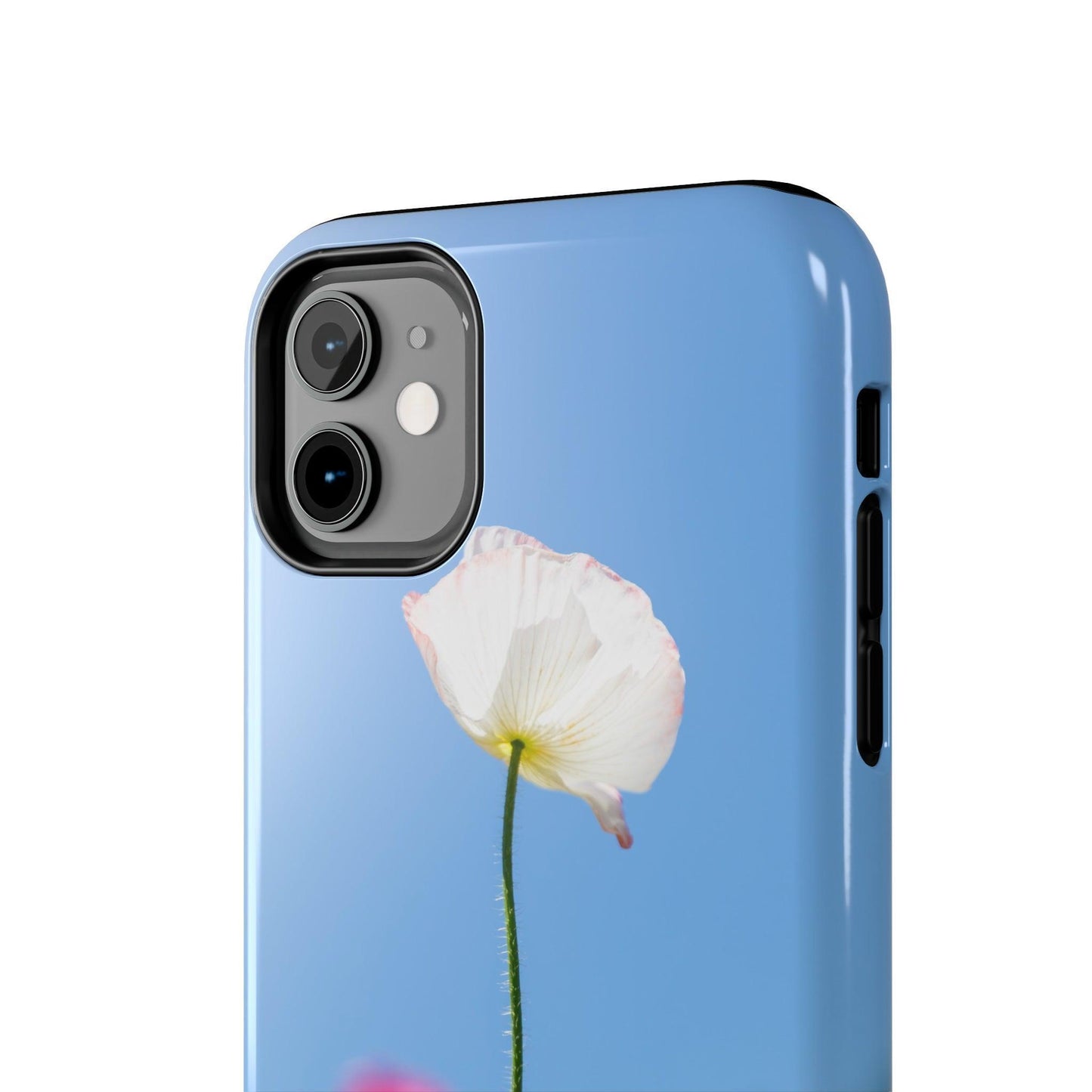 White Poppy iPhone Case - Departures Print Shop