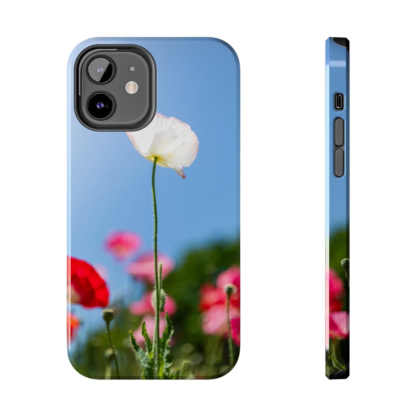 White Poppy iPhone Case - Departures Print Shop