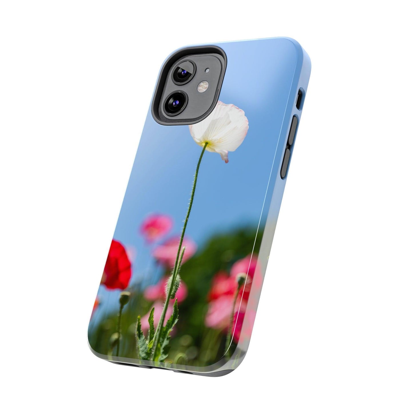 White Poppy iPhone Case - Departures Print Shop